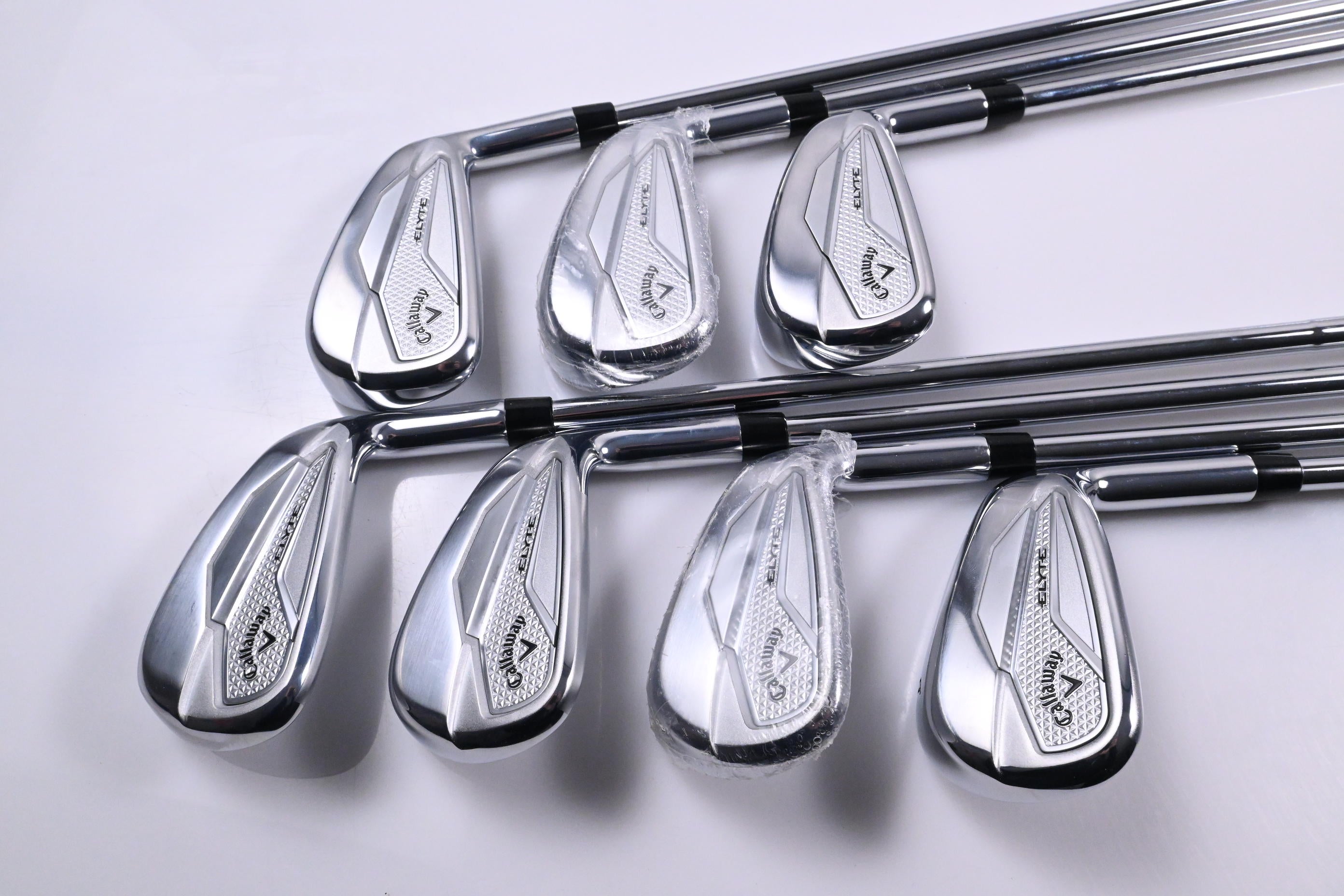 Callaway Elyte Irons / 5-PW+GW / Regular Flex Vector 80 Shafts