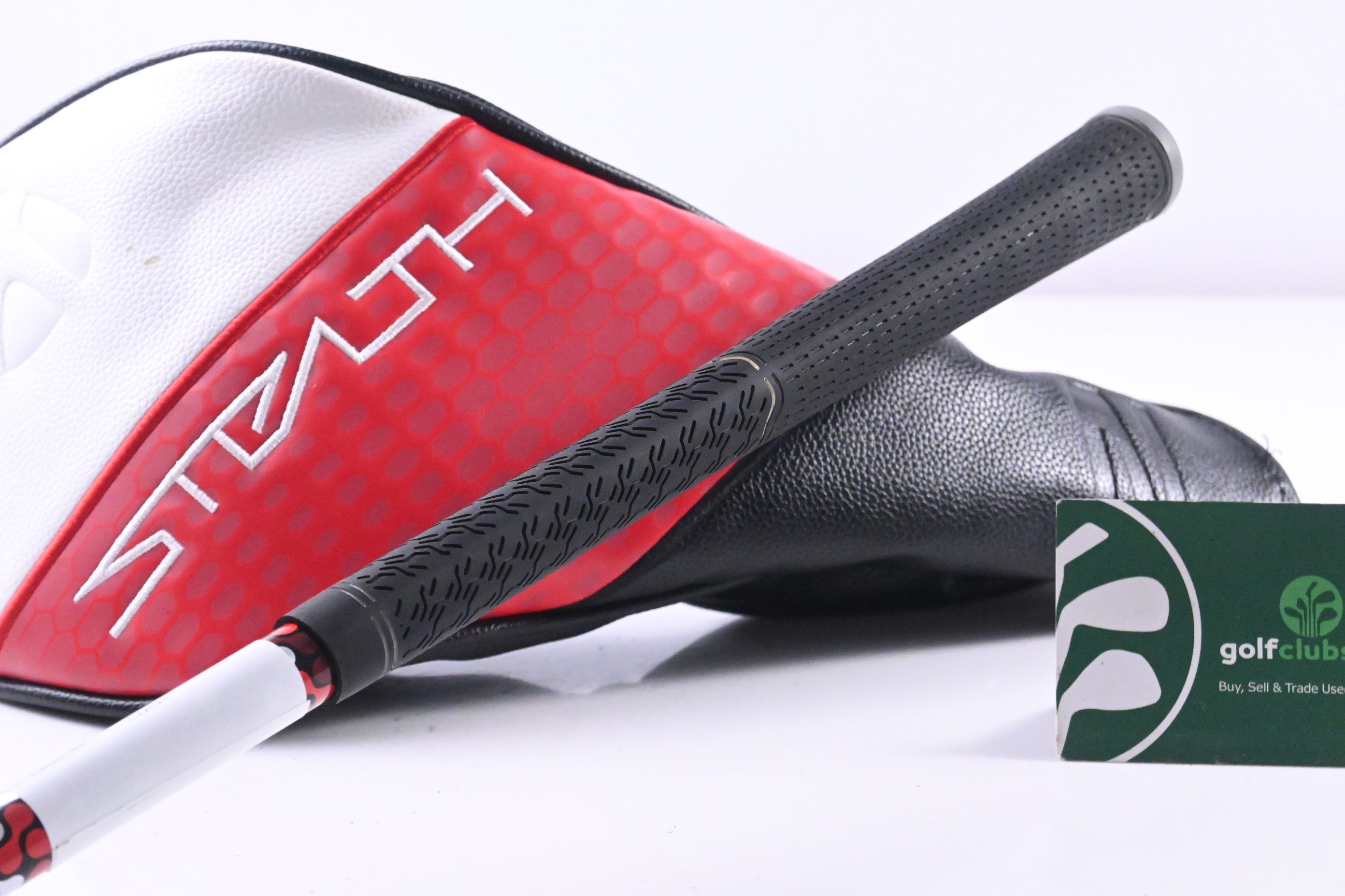 Left Hand Taylormade Stealth 2 Plus Driver / 9 Degree / Stiff Flex Atmos Red 5