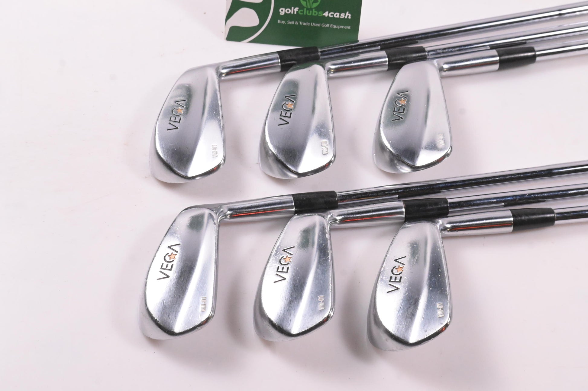 Vega VM-01 Irons / 4-9i / X-Flex Steel Shafts / No Shaft Bands