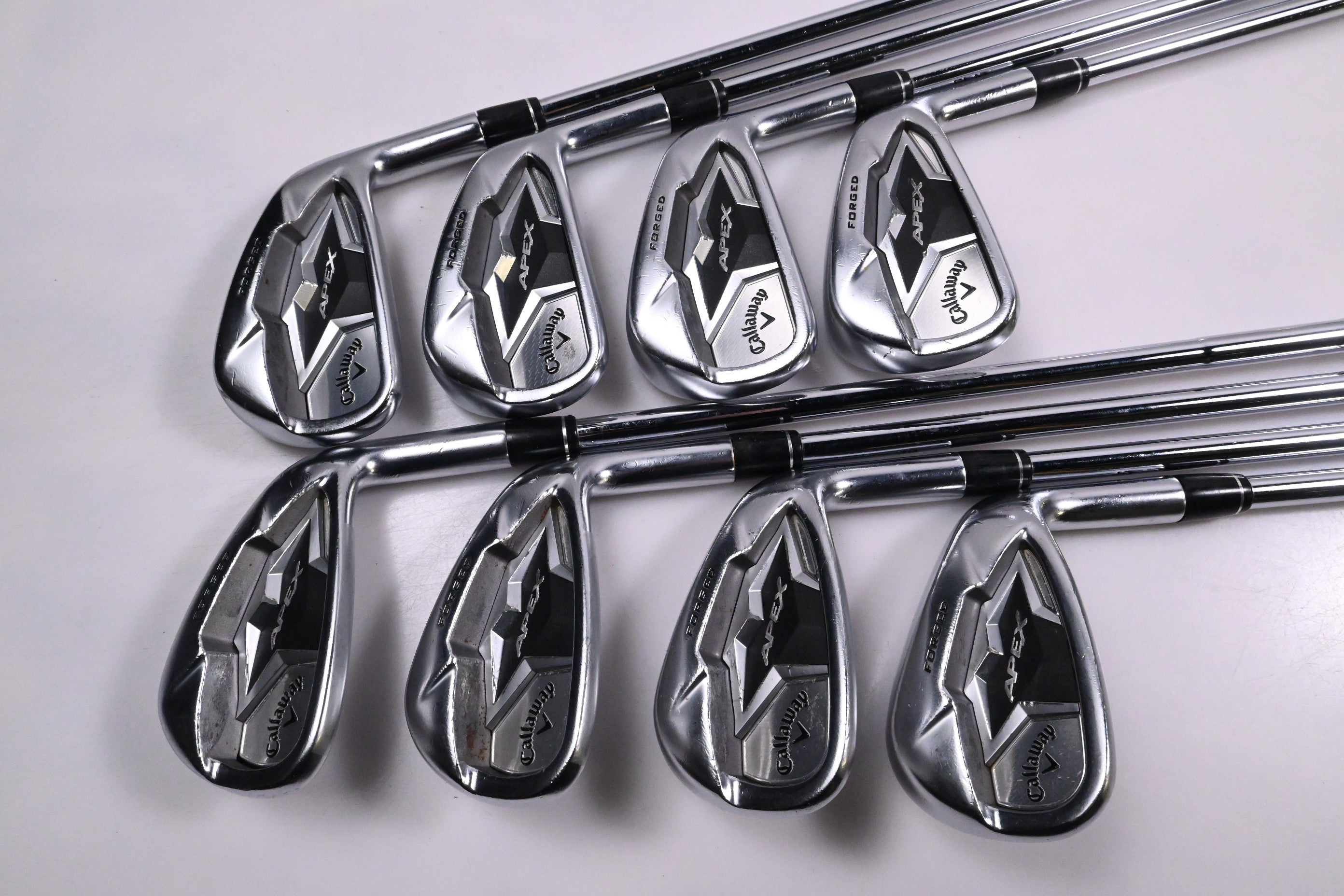 Callaway Apex 19 Irons / 4-PW+GW / Stiff Flex Elevate Tour Shafts