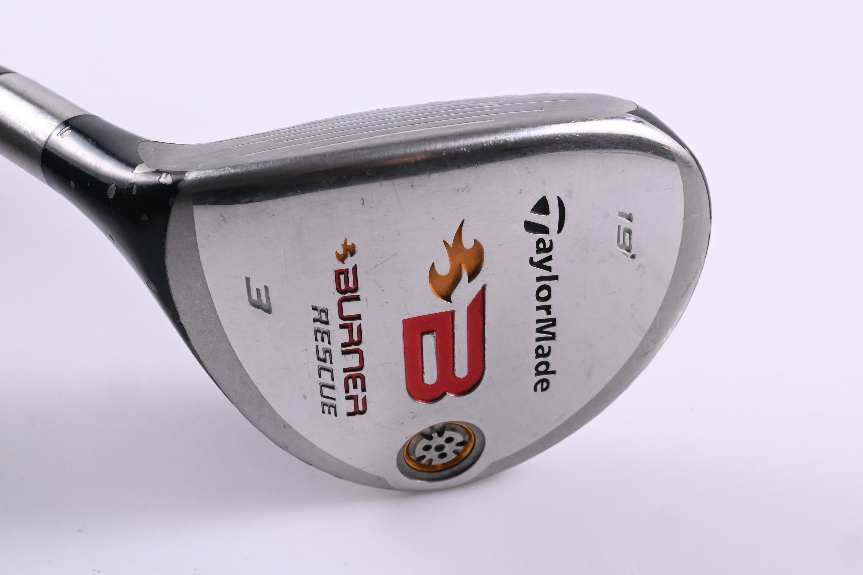 Left Hand Taylormade Burner 2008 #3 Wood / 19 Degree / Stiff Flex Reax 60 Shaft