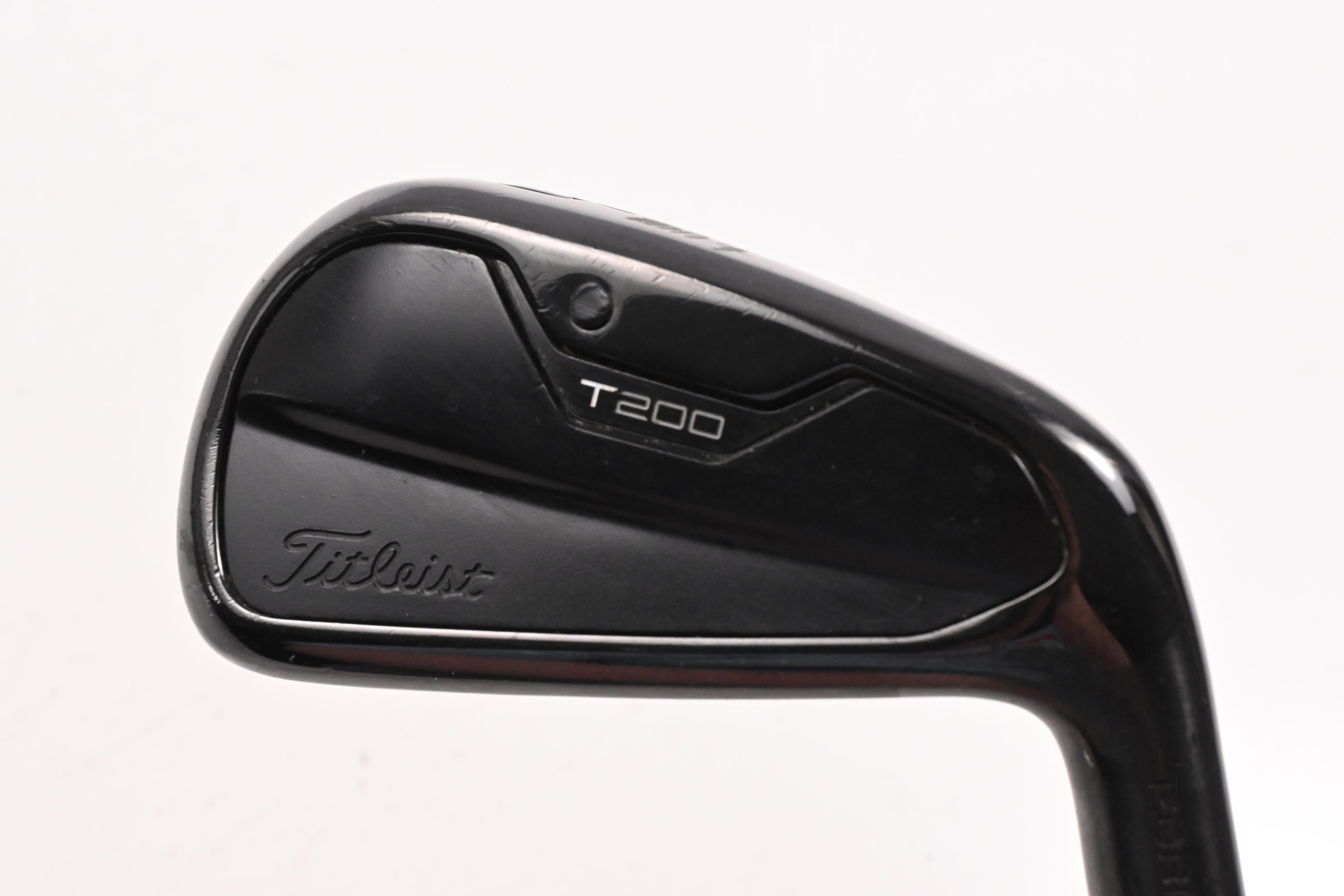 Titleist T200 Ltd Edition Black #6 Iron / 27 Degree / Stiff Flex AMT Black S300