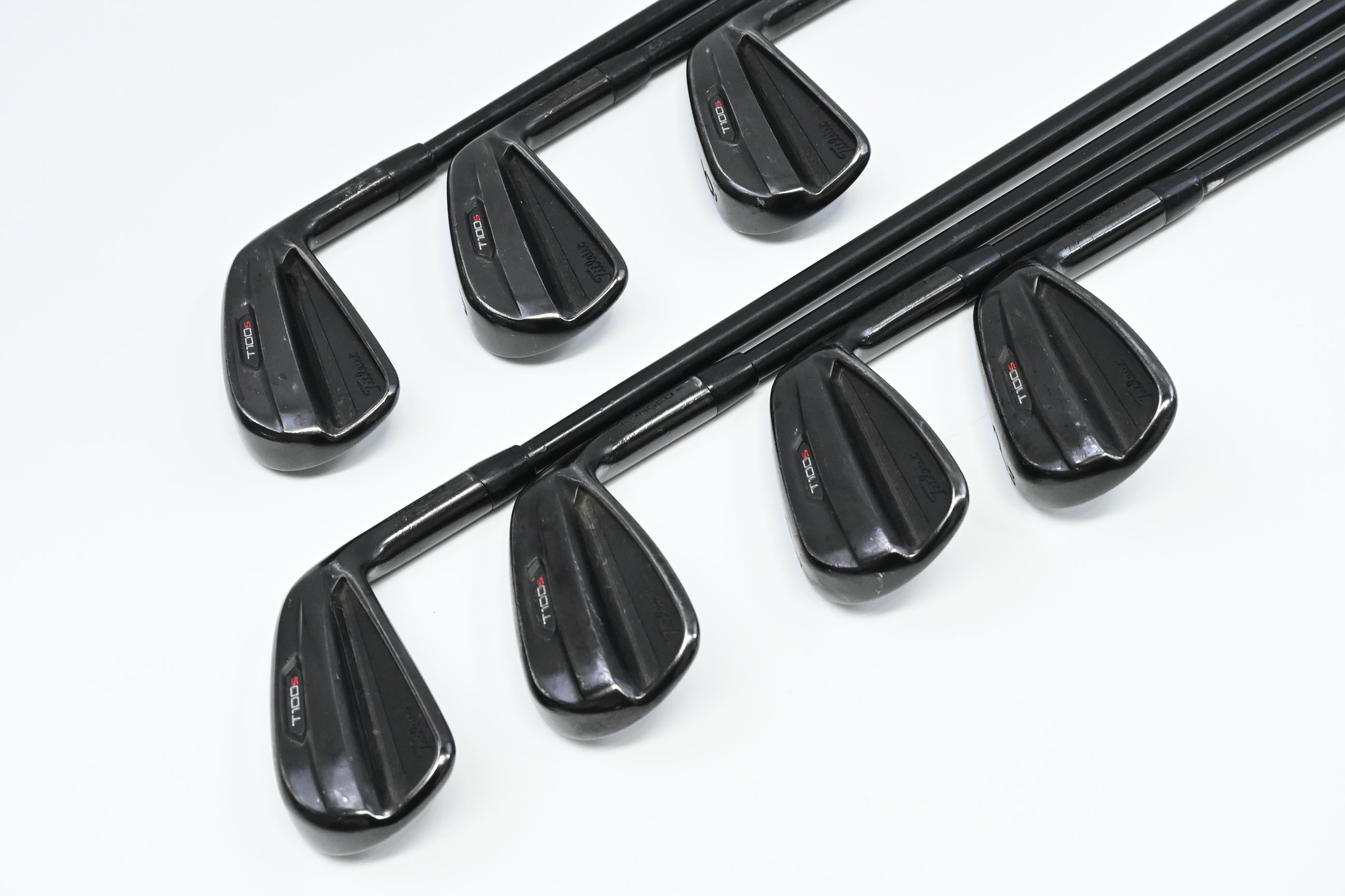 Titleist T100.S Ltd Edition Black Irons / 4-PW / Stiff Flex Project X LZ Shafts