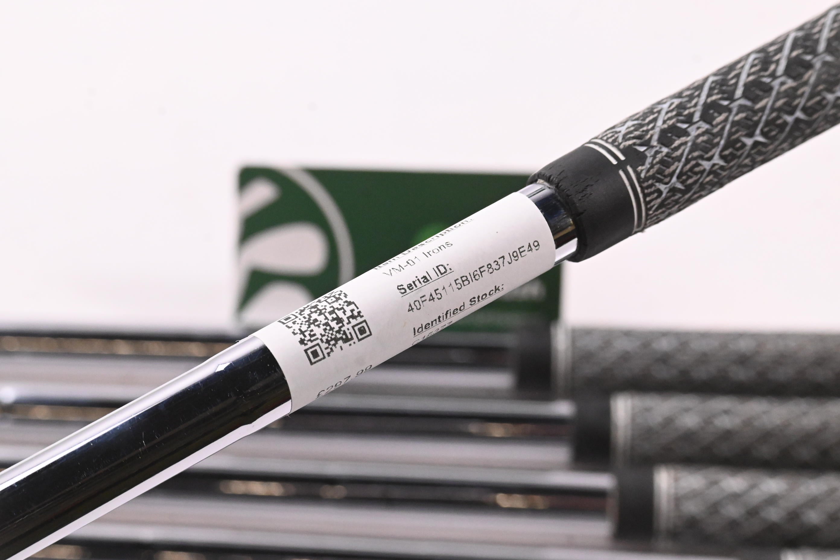 Vega VM-01 Irons / 4-9i / X-Flex Steel Shafts / No Shaft Bands