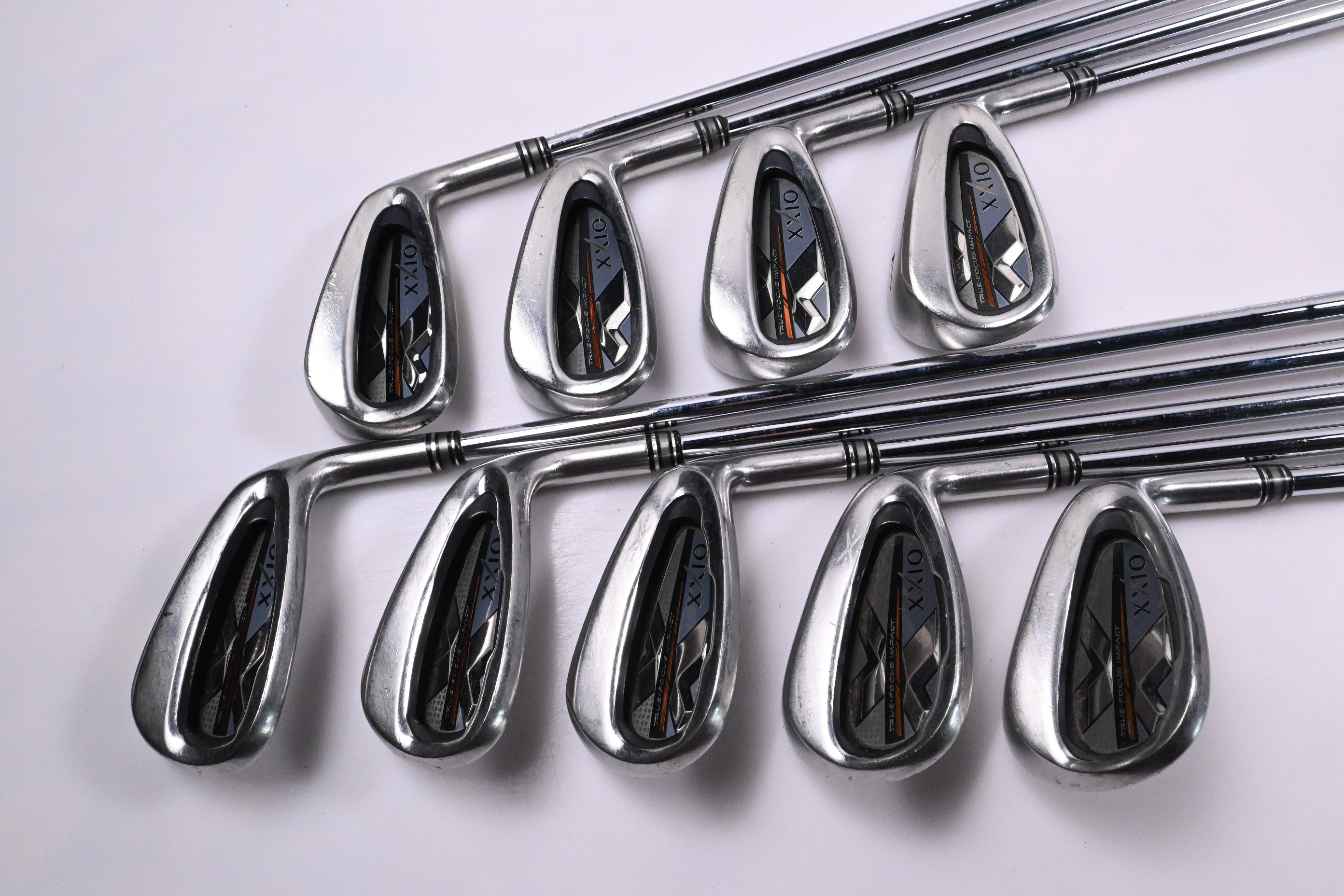 XXIO X Irons / 4-PW+AW+SW / Stiff Flex N.S.Pro 870GH D.S.T. Shafts