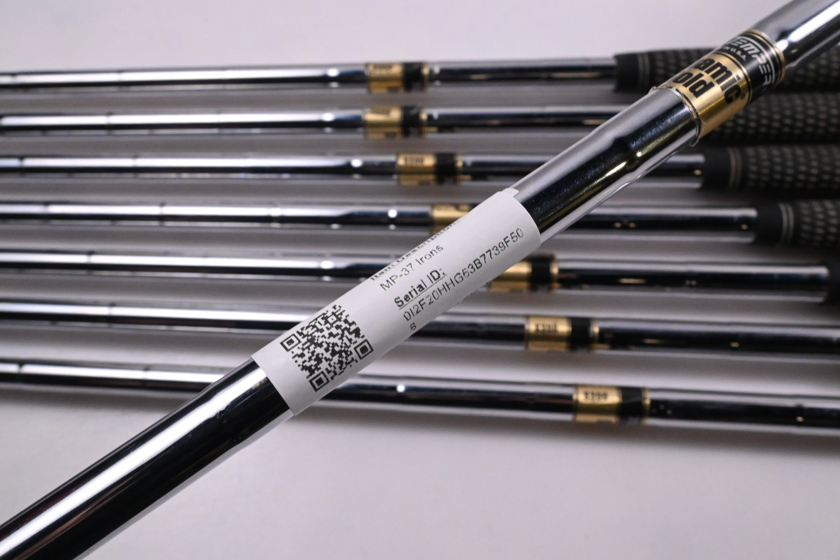 Mizuno MP-37 Irons / 3-PW / Stiff Flex Dynamic Gold S300 Shafts