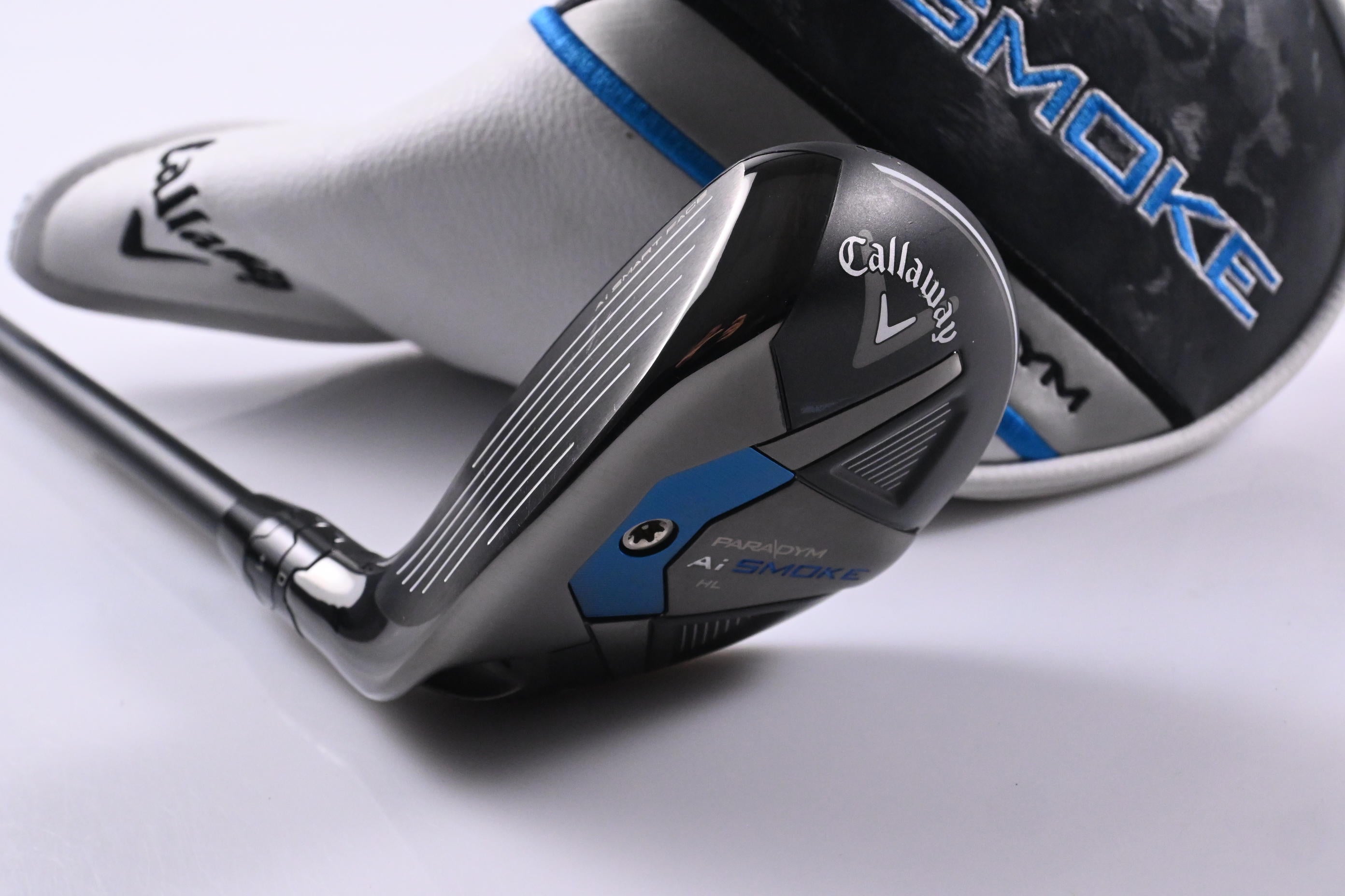 Left Hand Callaway Paradym Ai Smoke HL #5 Hybrid / 24 Degree / Senior Flex Cypher 50