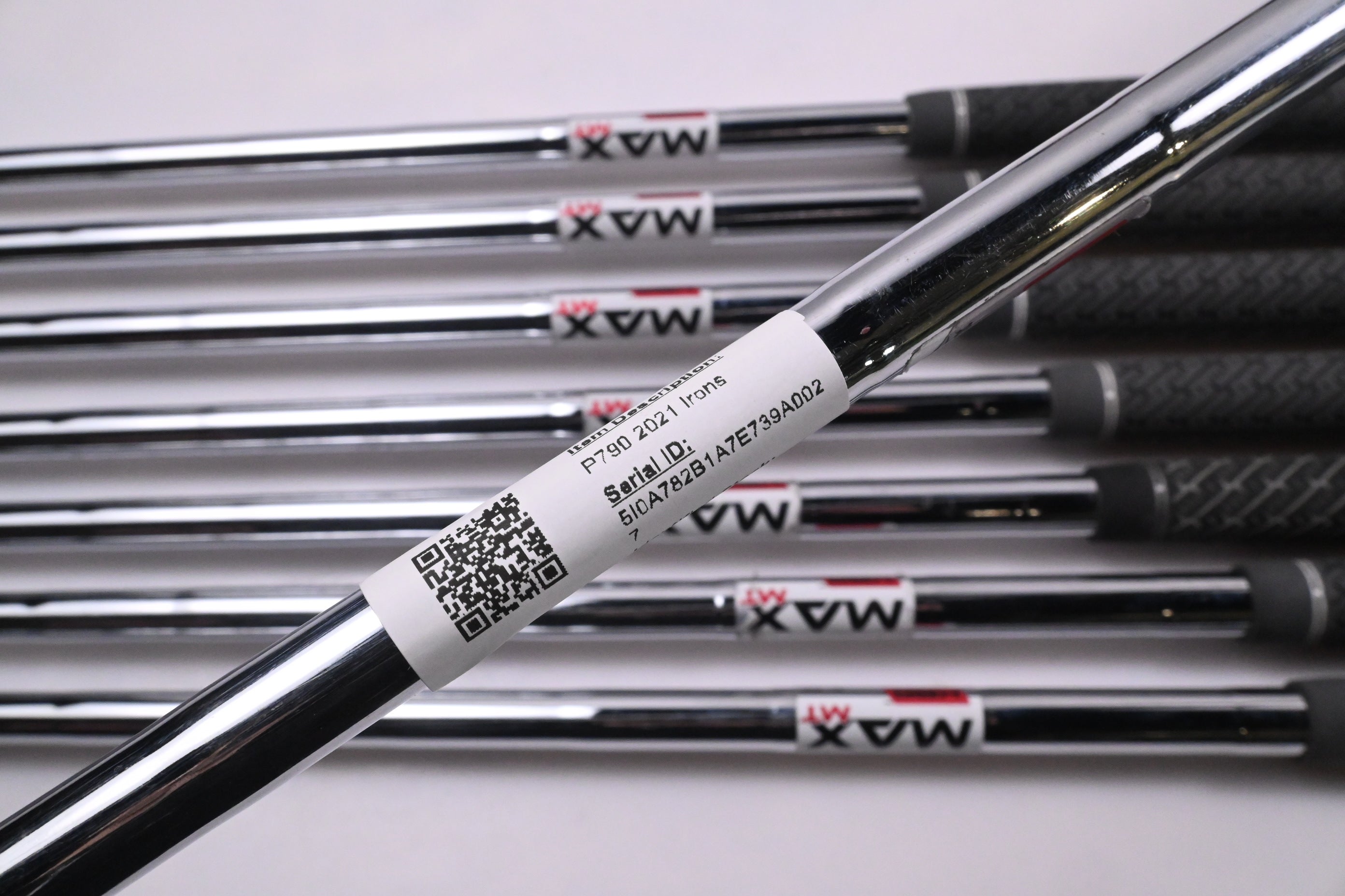 Taylormade P790 2021 Irons / 4-PW+GW / Regular Flex KBS MAX MT 85 Shafts