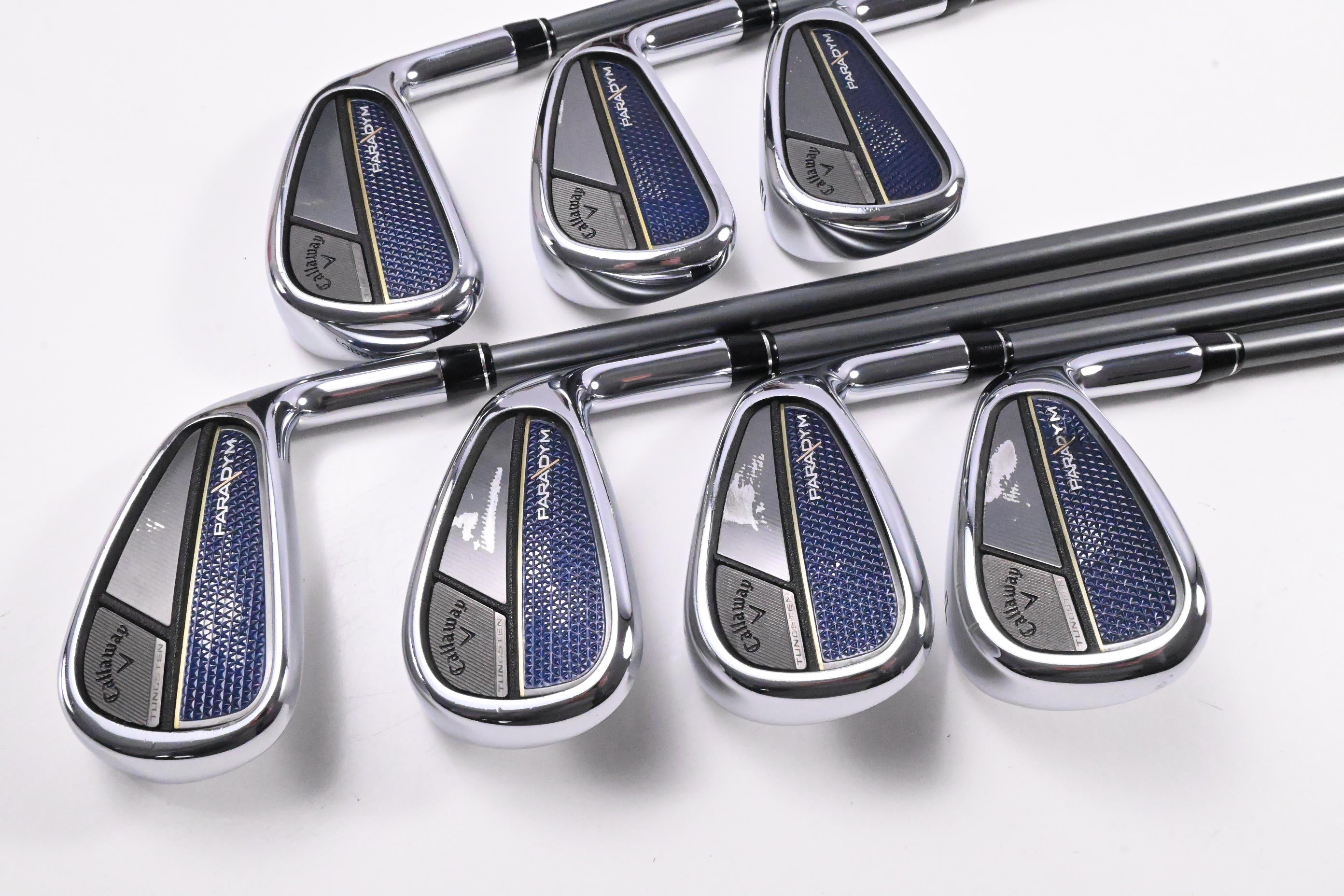 Callaway Paradym Irons / 4-PW / Regular Flex HZRDUS Silver 65 Shafts