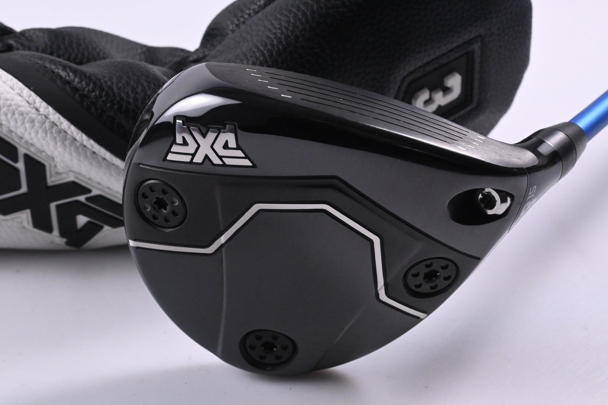 PXG Lightning #3 Wood / 15 Degree / Stiff Flex Denali Frost Blue 60 Shaft