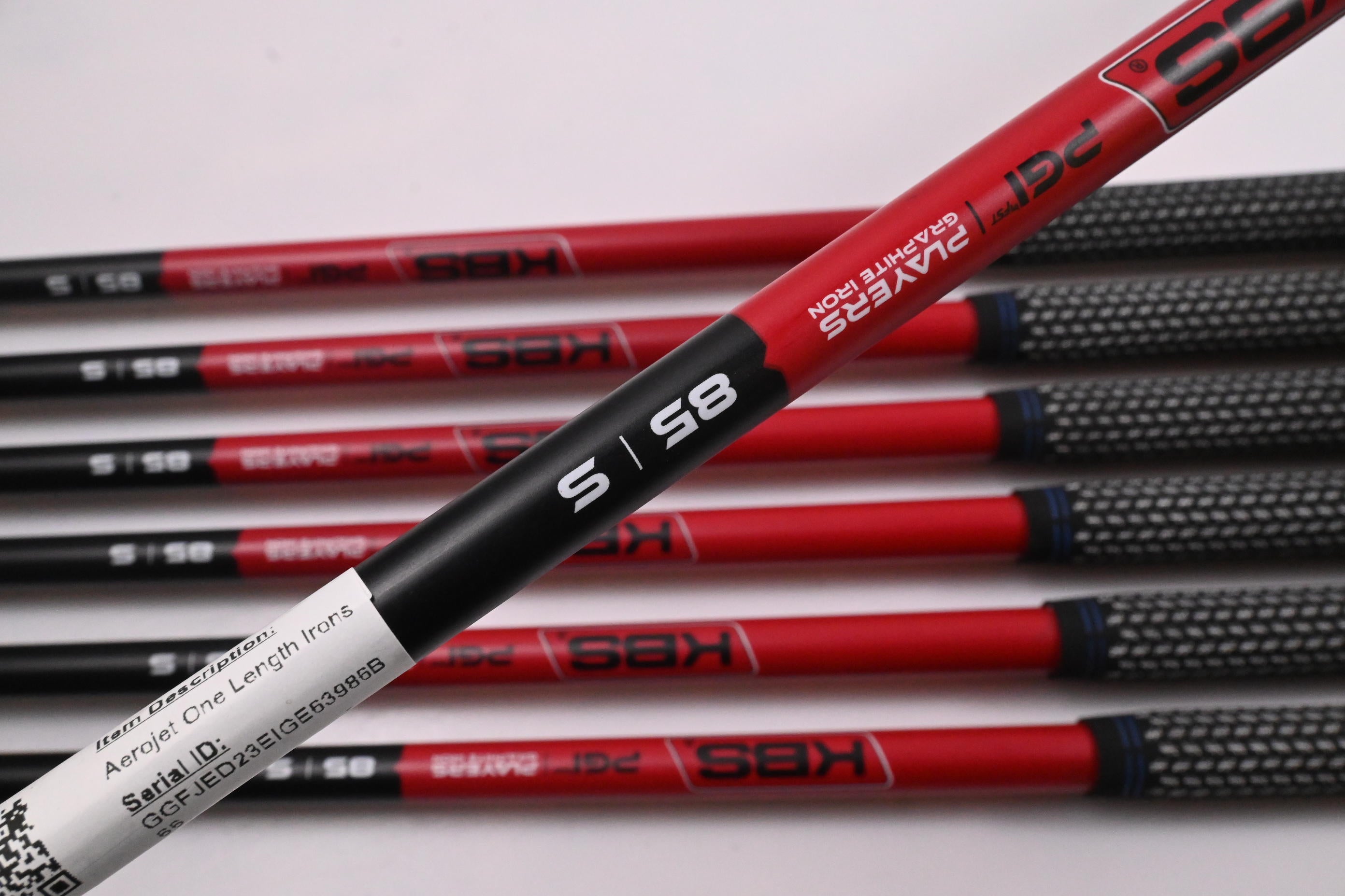 Cobra Aerojet One Length Irons / 5-PW+GW / Stiff Flex KBS PGI 85 Shafts