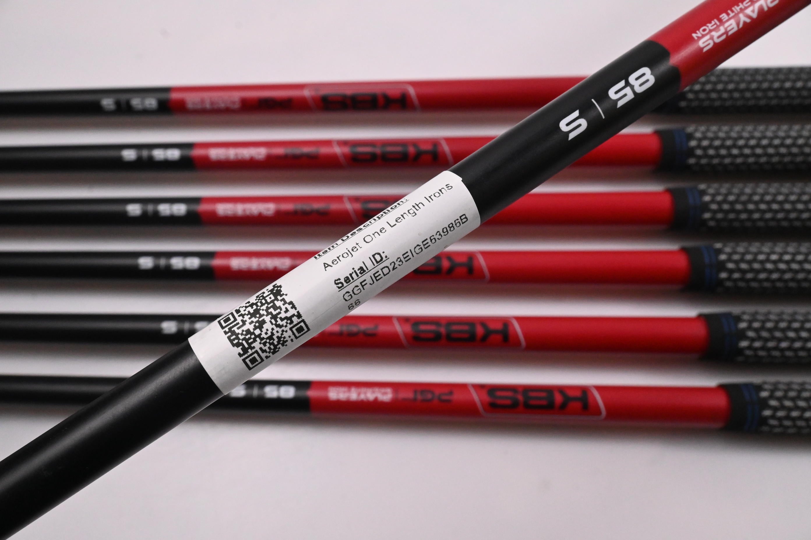 Cobra Aerojet One Length Irons / 5-PW+GW / Stiff Flex KBS PGI 85 Shafts