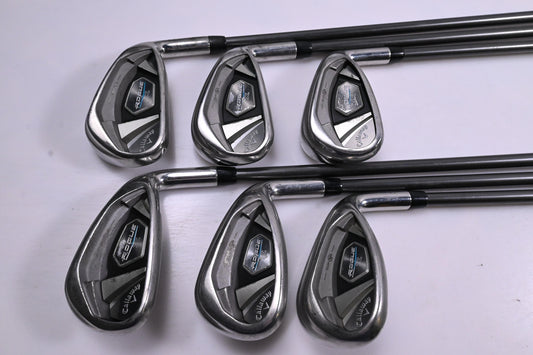 Callaway Rogue X Irons / 6-PW+SW / Senior Flex Aldila Synergy 50 Shafts