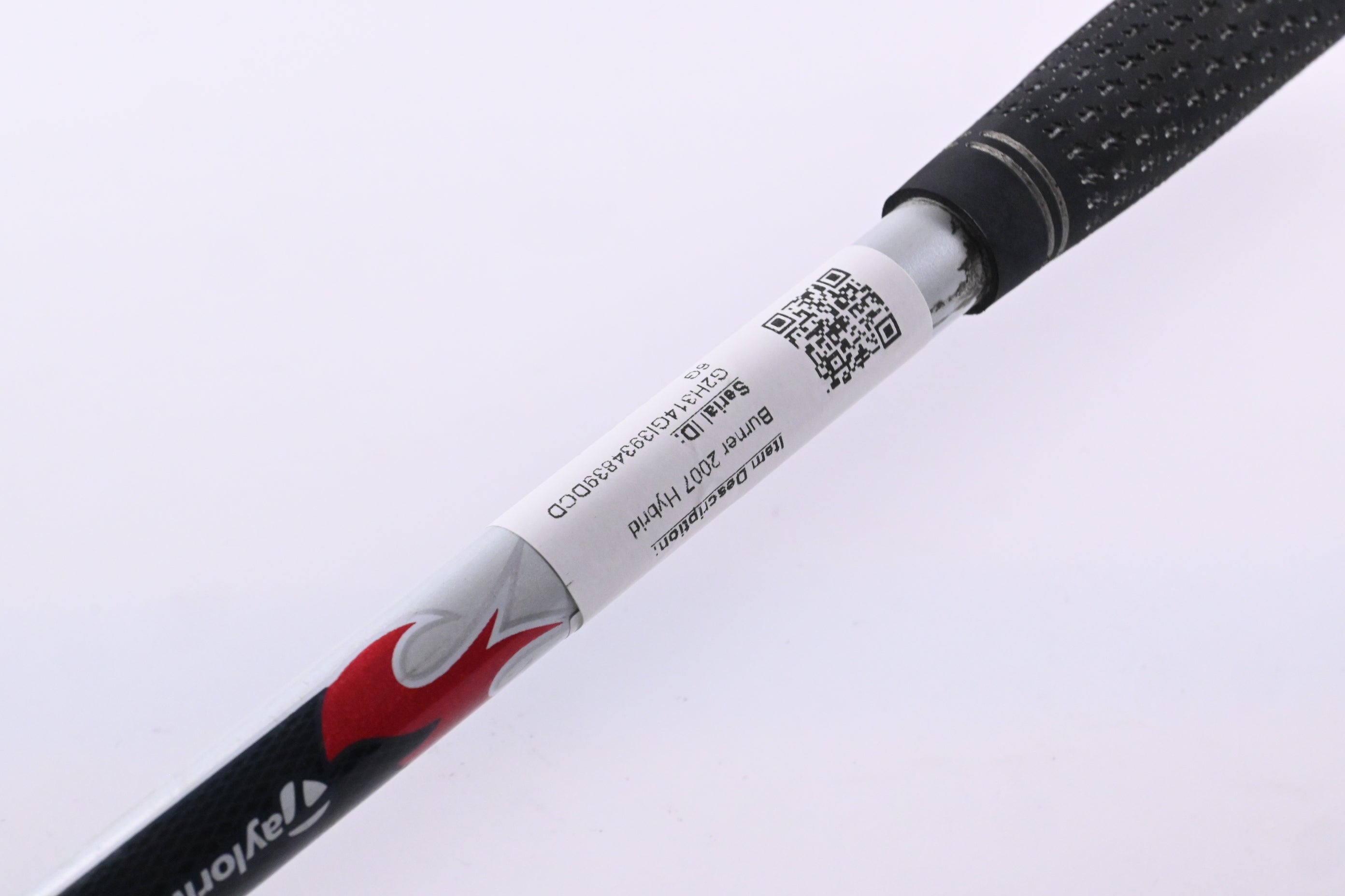 Left Hand Taylormade Burner 2007 #4 Hybrid / 22 Degree / Regular Flex REAX 65