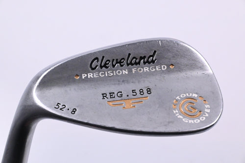 Left Hand Cleveland 588 Precision Forged Gap Wedge / 52 Degree / Wedge Flex Cleveland Shaft