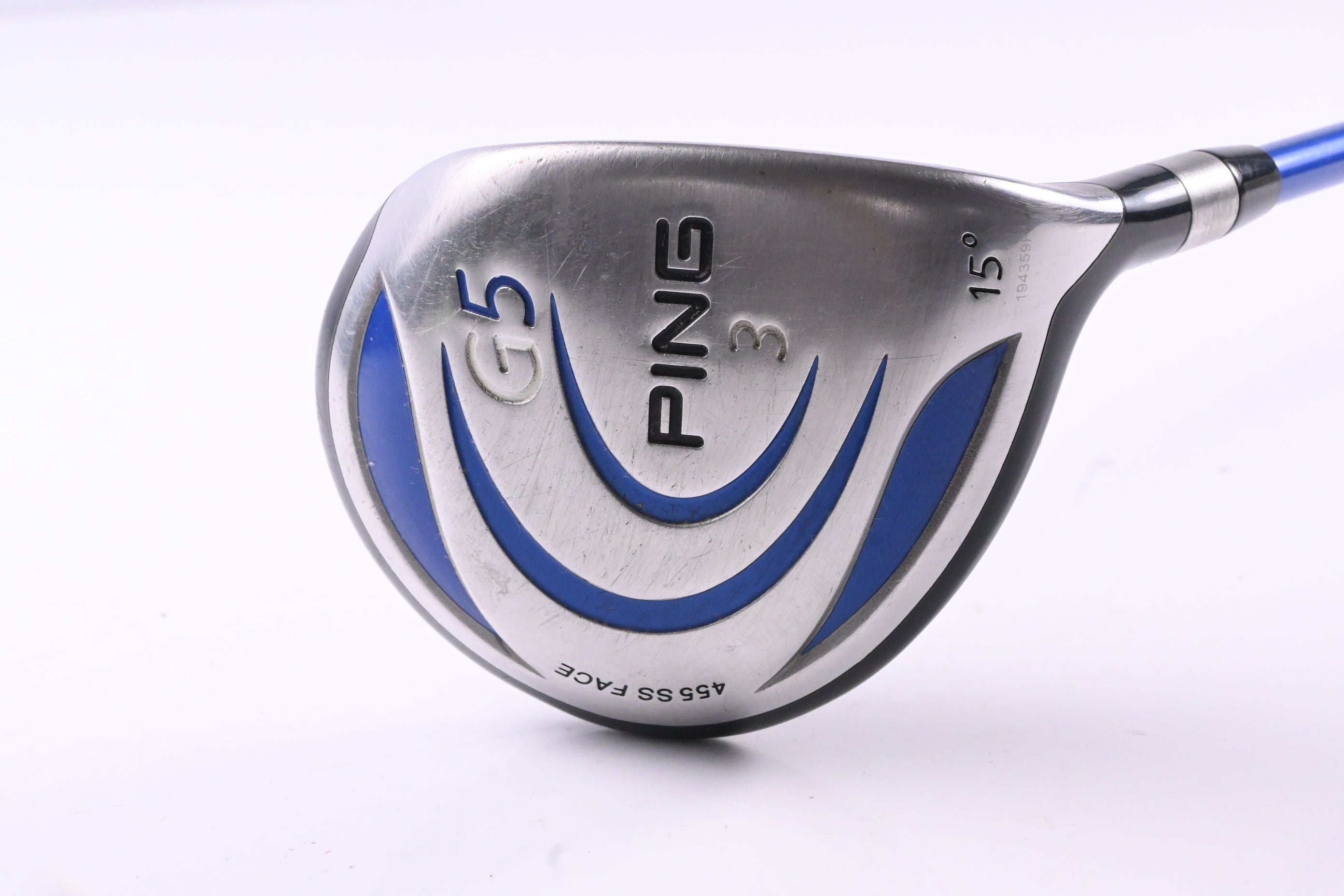 Ping G5 #3 Wood / 15 Degree / Regular Flex Grafalloy ProLaunch Blue 75 Shaft
