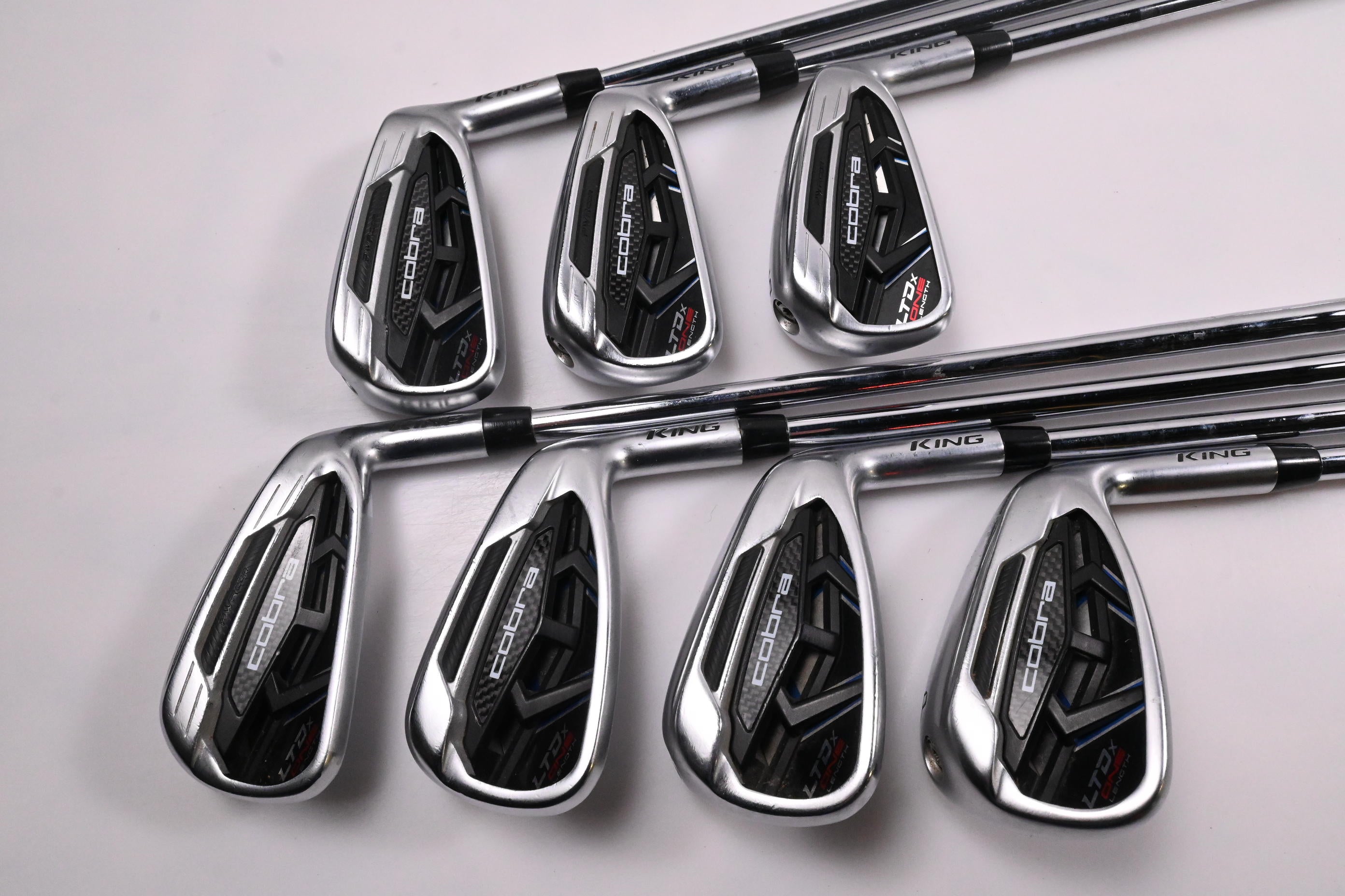 Cobra LTDx One Length Irons / 4-PW / Regular Flex KBS $-Taper Lite Shafts