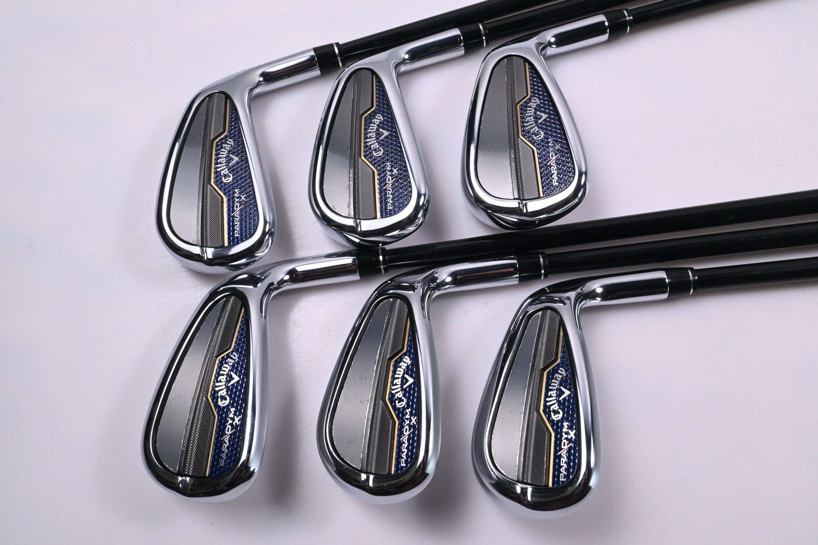 Callaway Paradym X Irons / 6-PW+AW / Regular Flex Tensei AV Blue 65 Shafts