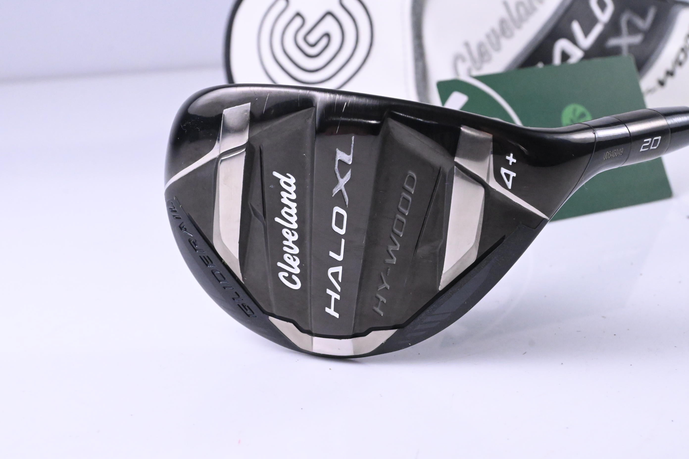 Cleveland Halo XL Hy-Wood #4+ Hybrid / 20 Degree / Stiff Flex Ascent PL 40 Shaft