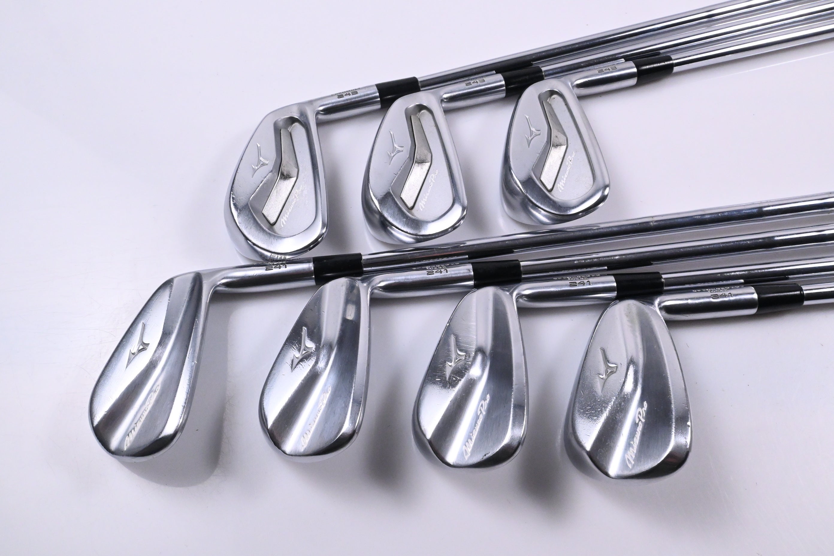Mizuno Pro 243/241 Combo Irons / 4-PW / X-Flex KBS $-Taper 130 Shafts