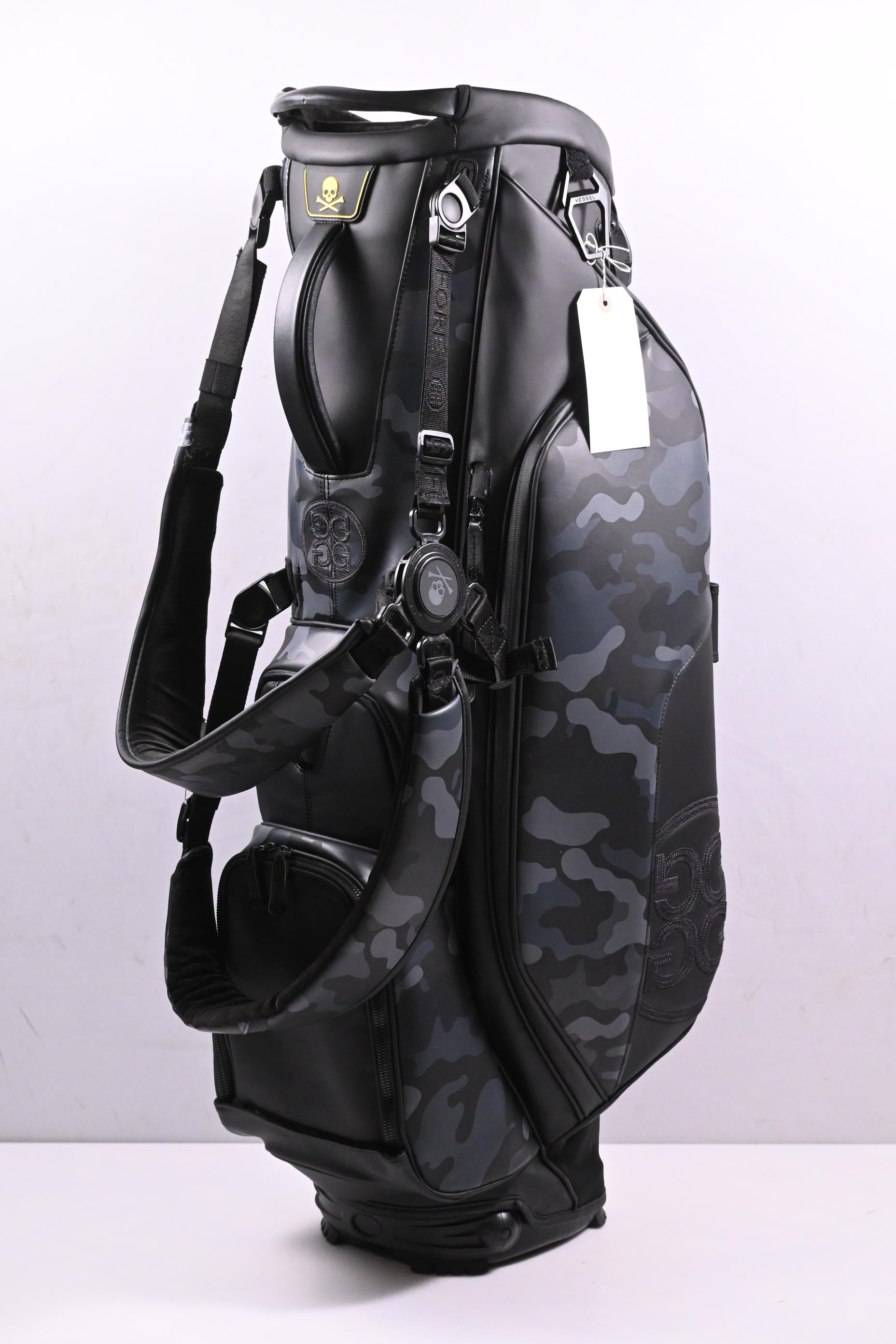 G/Fore Camo Parachute Stand Bag / 4-Way Divider / Black