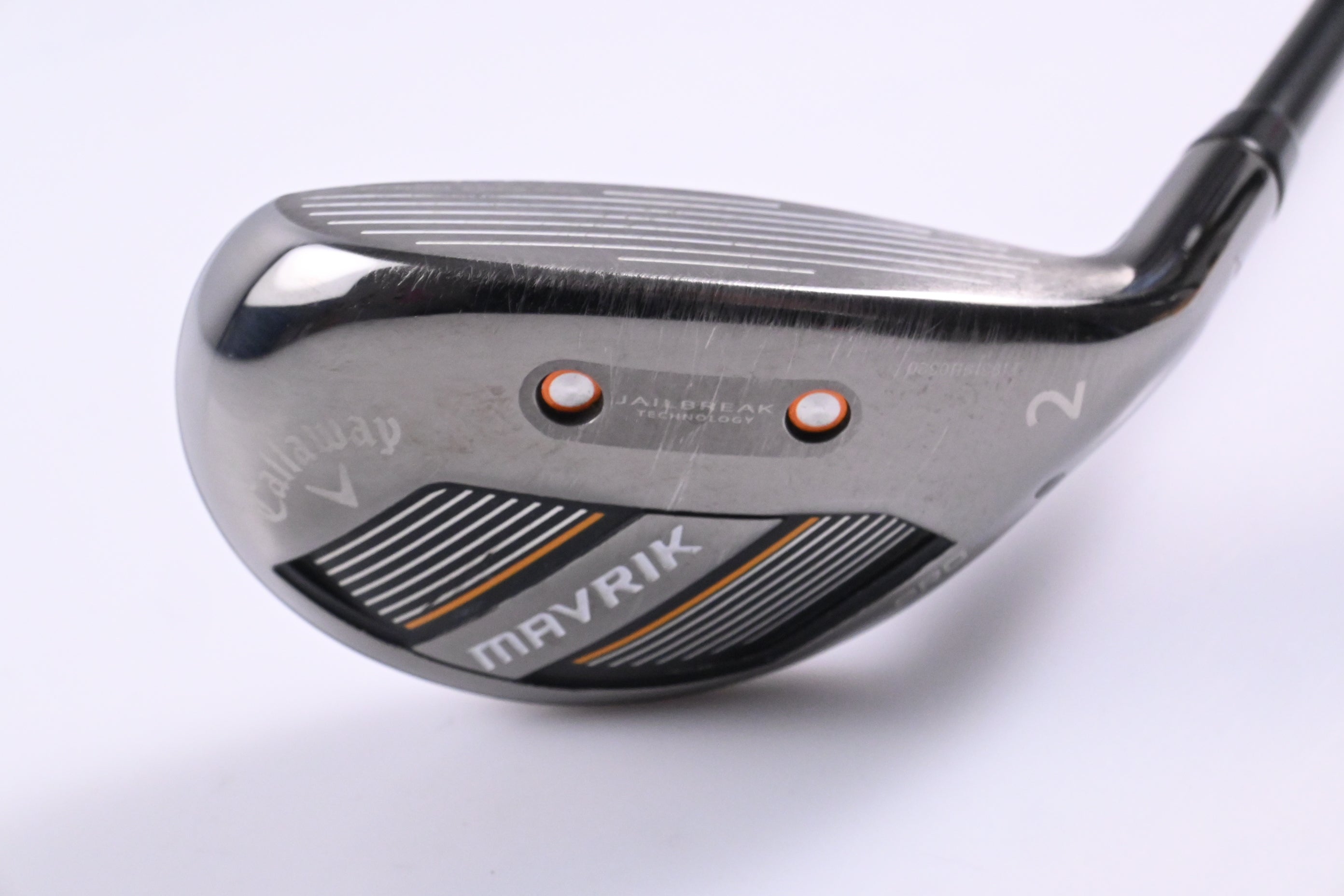 Callaway Mavrik Pro #2 Hybrid / 18 Degree / Stiff Flex KBS Hybrid 80 Shaft