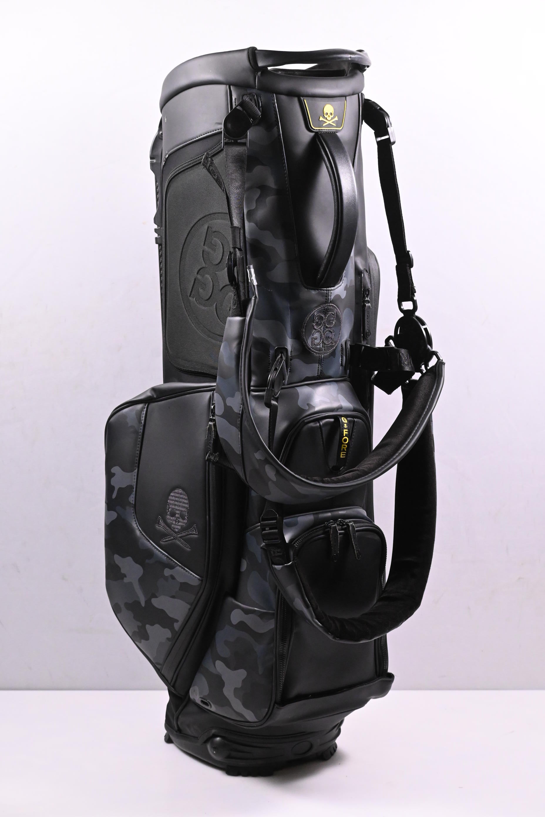 G/Fore Camo Parachute Stand Bag / 4-Way Divider / Black