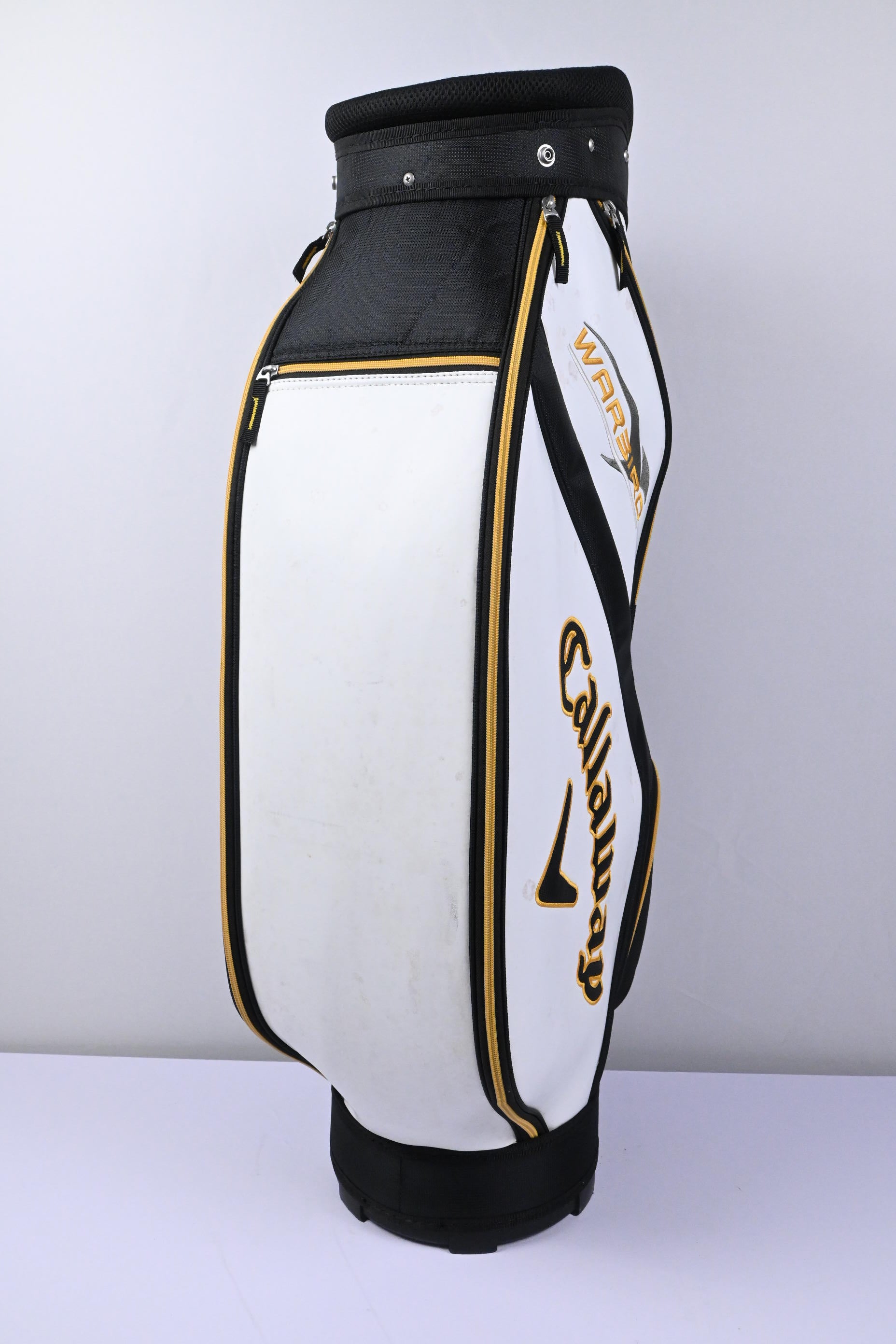 Callaway Warbird Cart Bag / 5-Way Divider / White, Black, Gold