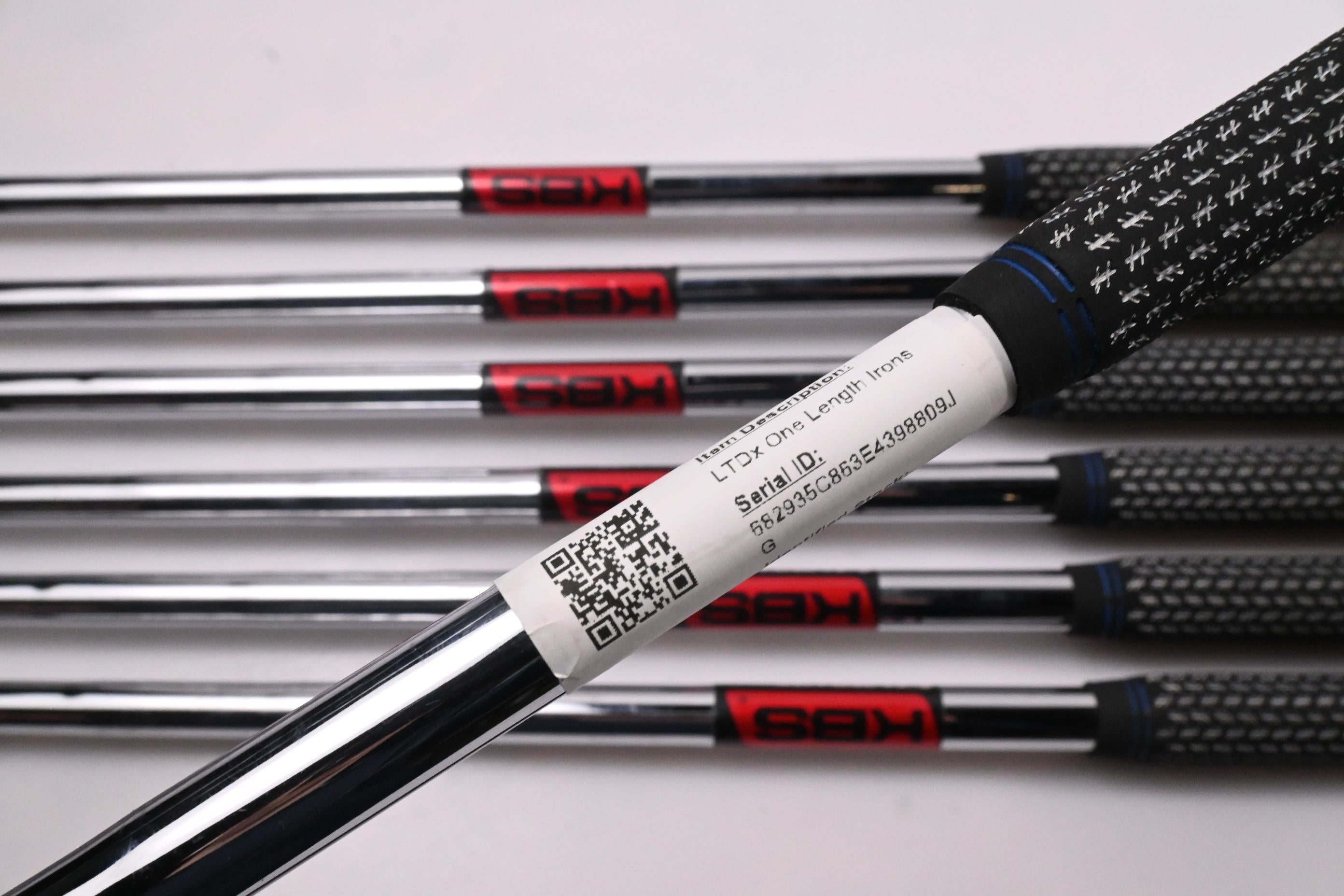 Cobra LTDx One Length Irons / 4-PW / Regular Flex KBS $-Taper Lite Shafts