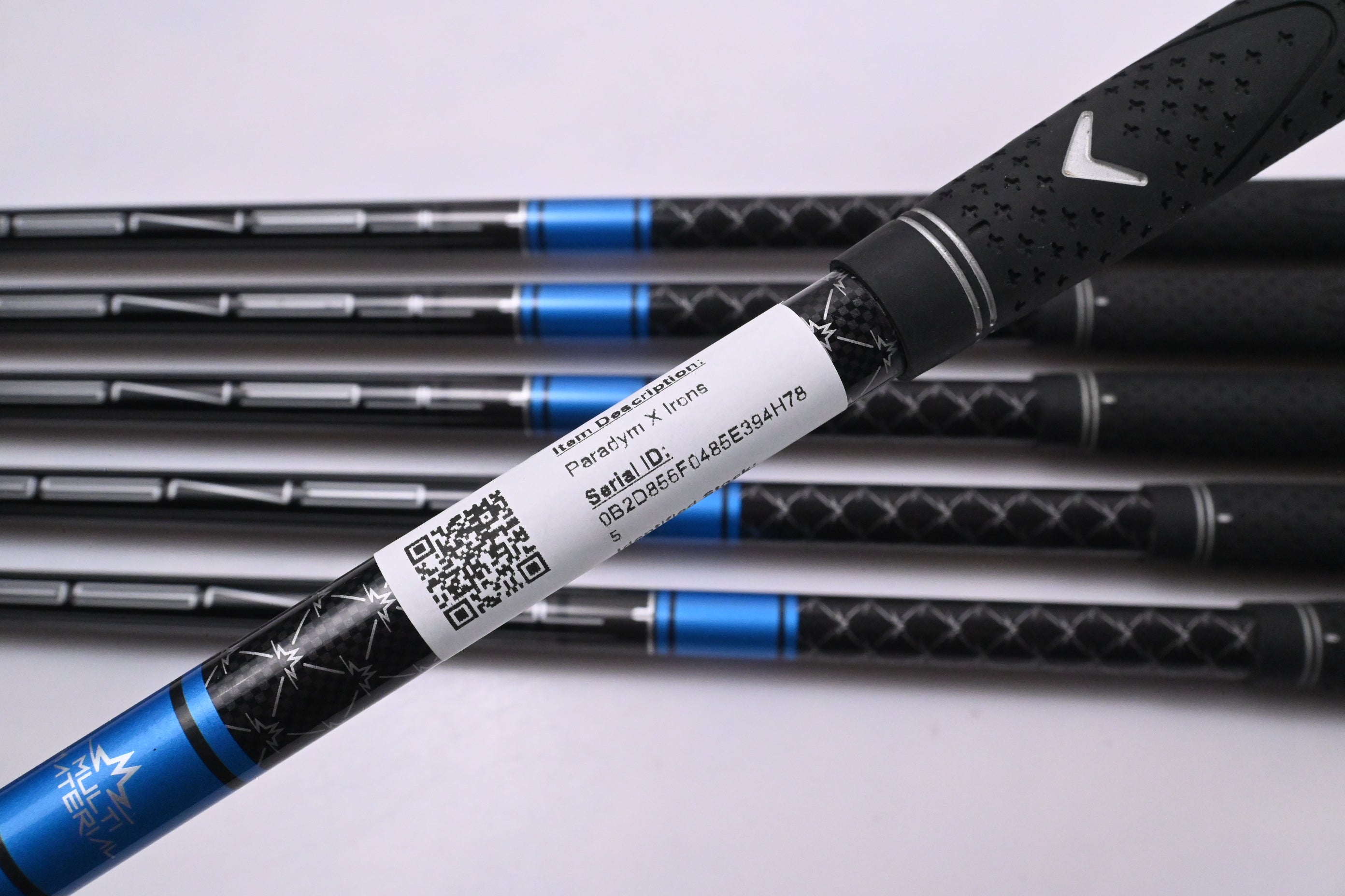 Callaway Paradym X Irons / 6-PW+AW / Regular Flex Tensei AV Blue 65 Shafts