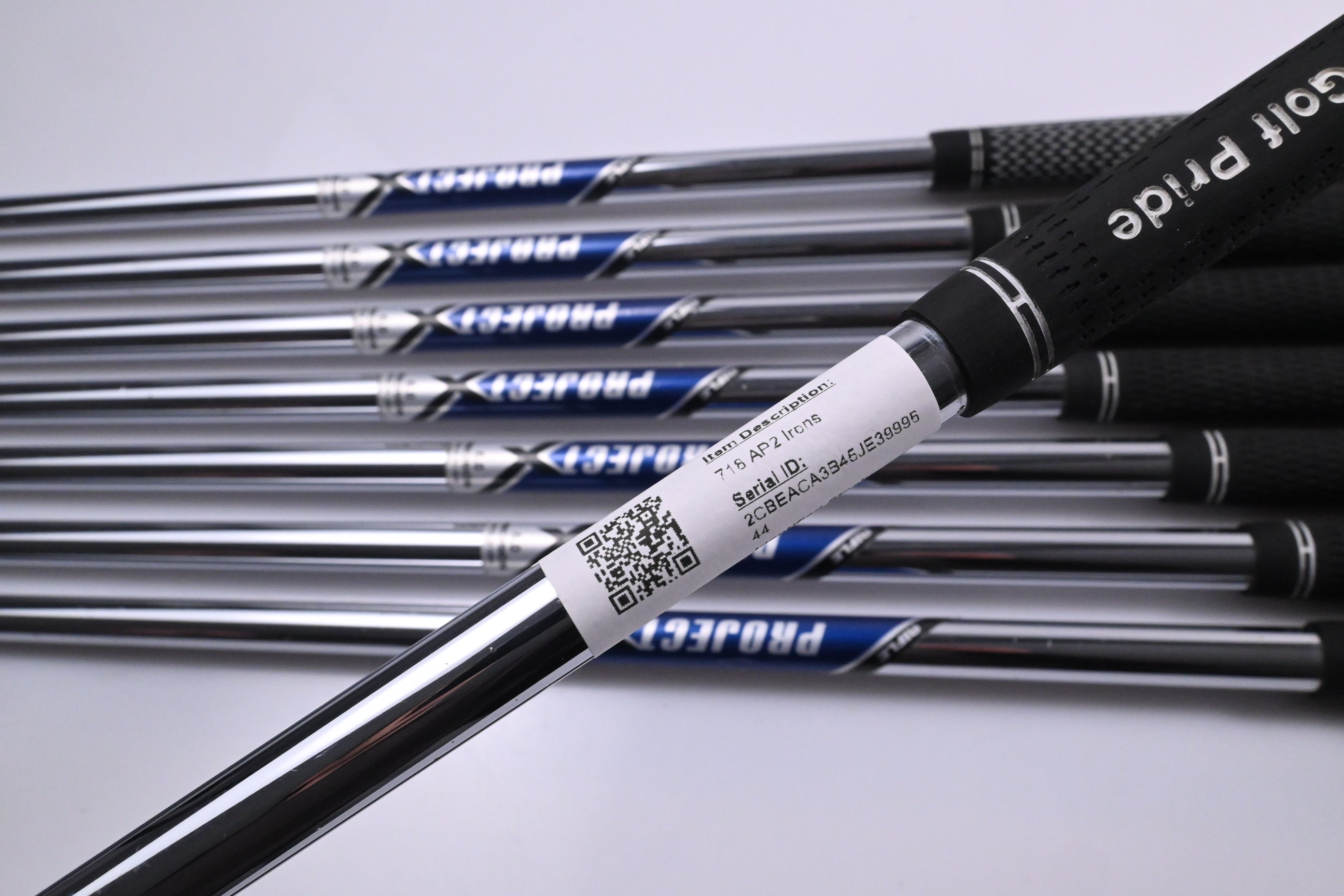 Titleist 718 AP2 Irons / 3-PW / Stiff Flex Project X Precision Shafts