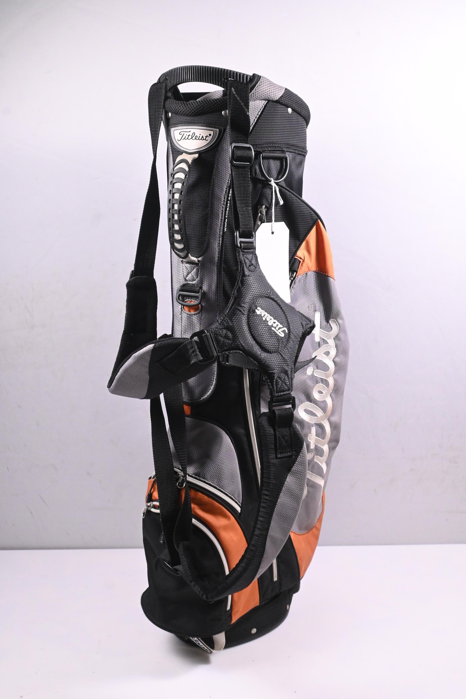 Titleist Stand Bag / 6-Way Divider / Black, Grey, Orange