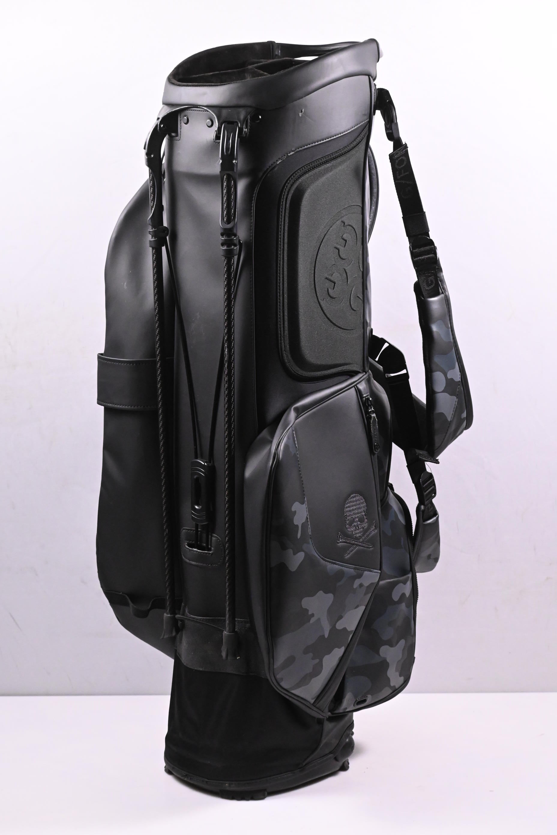 G/Fore Camo Parachute Stand Bag / 4-Way Divider / Black