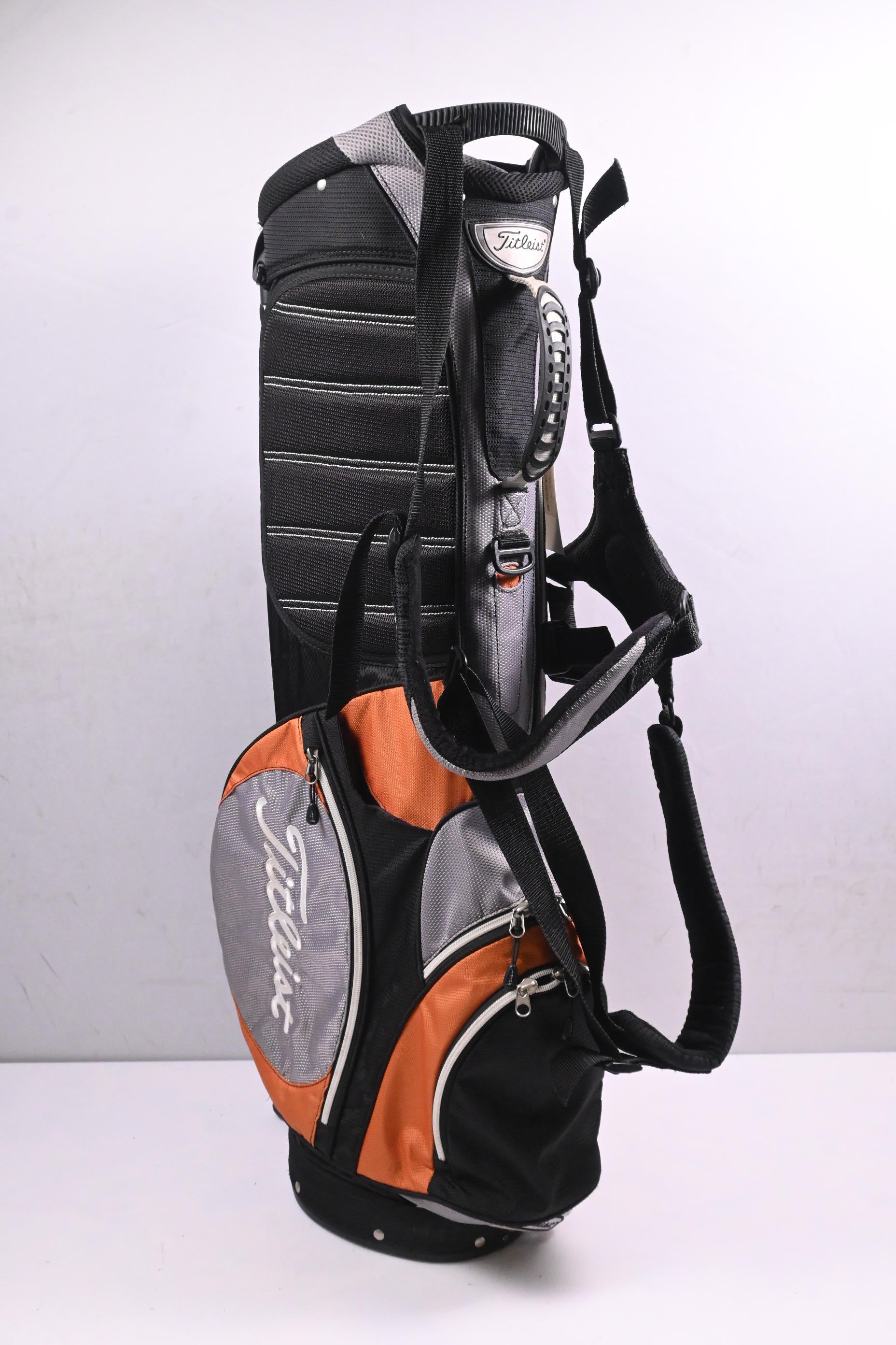 Titleist Stand Bag / 6-Way Divider / Black, Grey, Orange