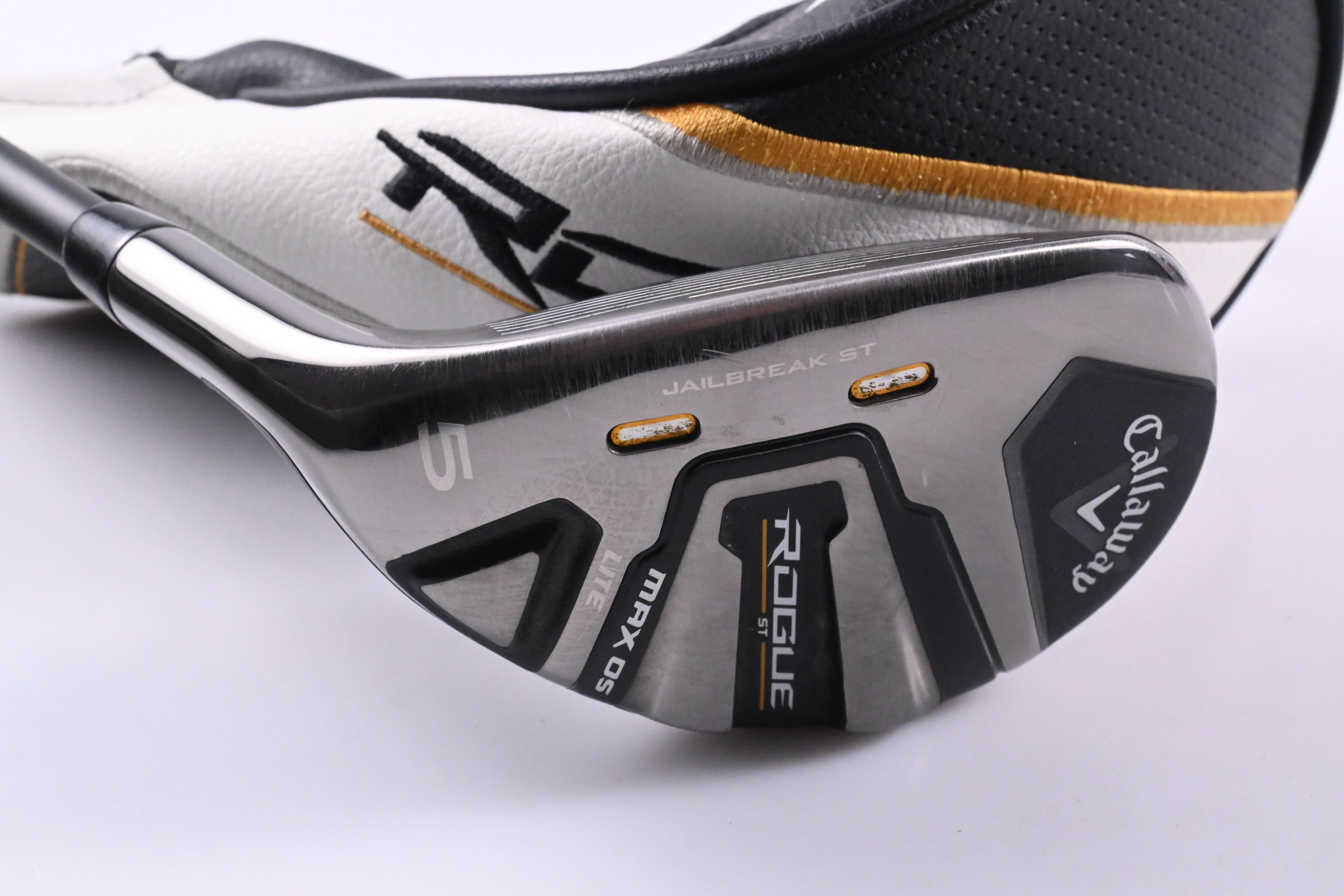 Left Hand Callaway Rogue ST Max OS Lite #5 Hybrid / 27 Degree / Senior Flex