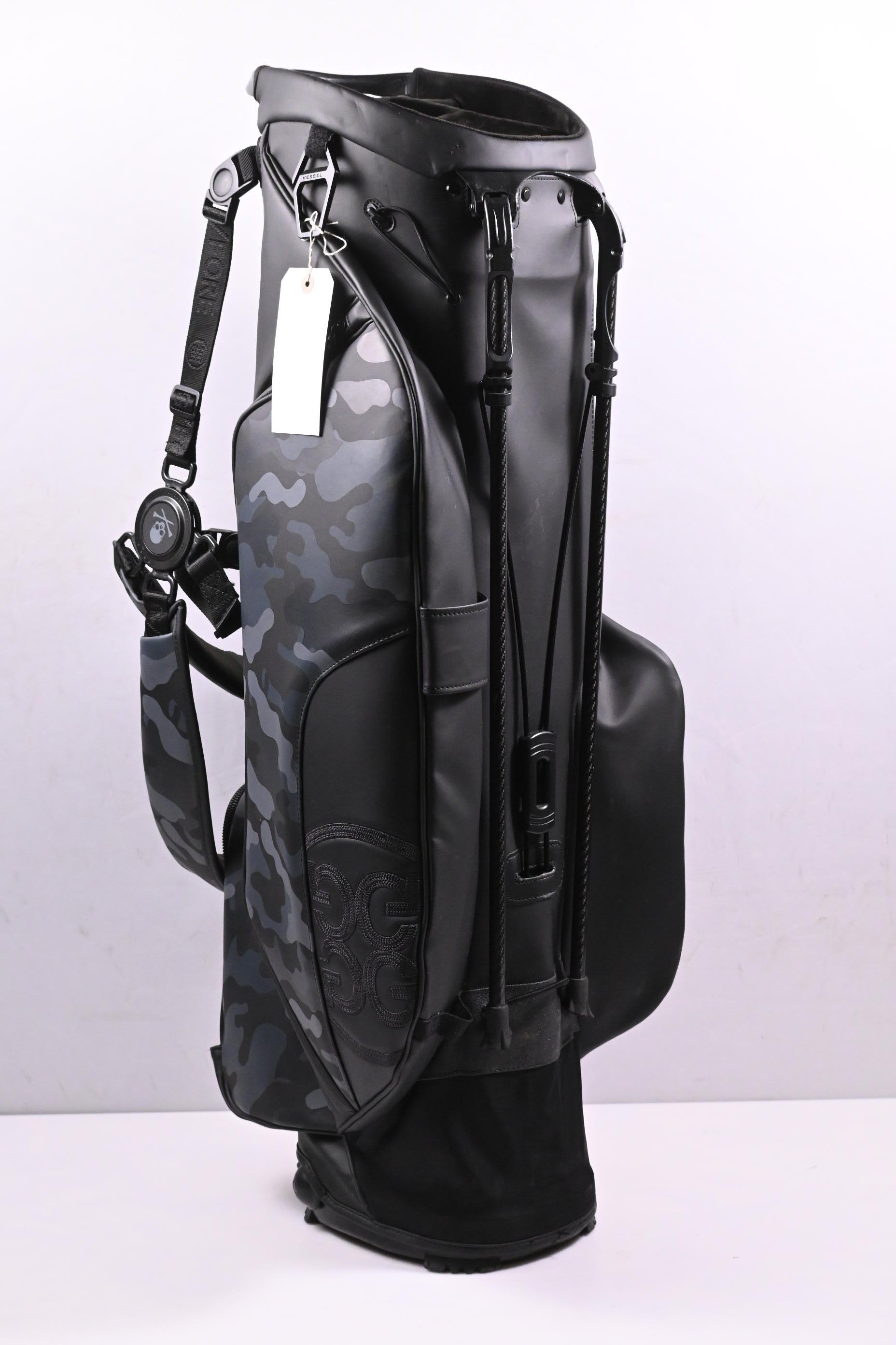 G/Fore Camo Parachute Stand Bag / 4-Way Divider / Black