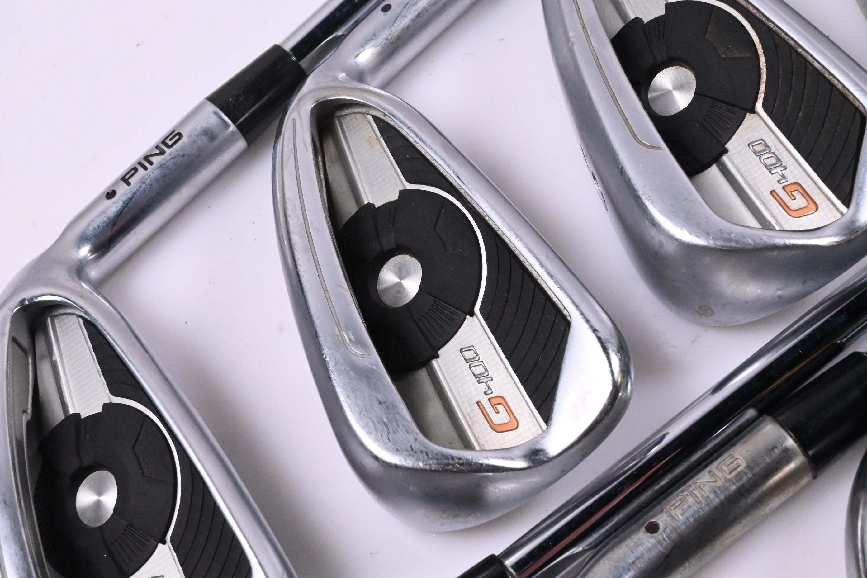 Ping G400 Irons / 4-PW+SW / Black Dot / Stiff Flex XP 95 S300 Shafts