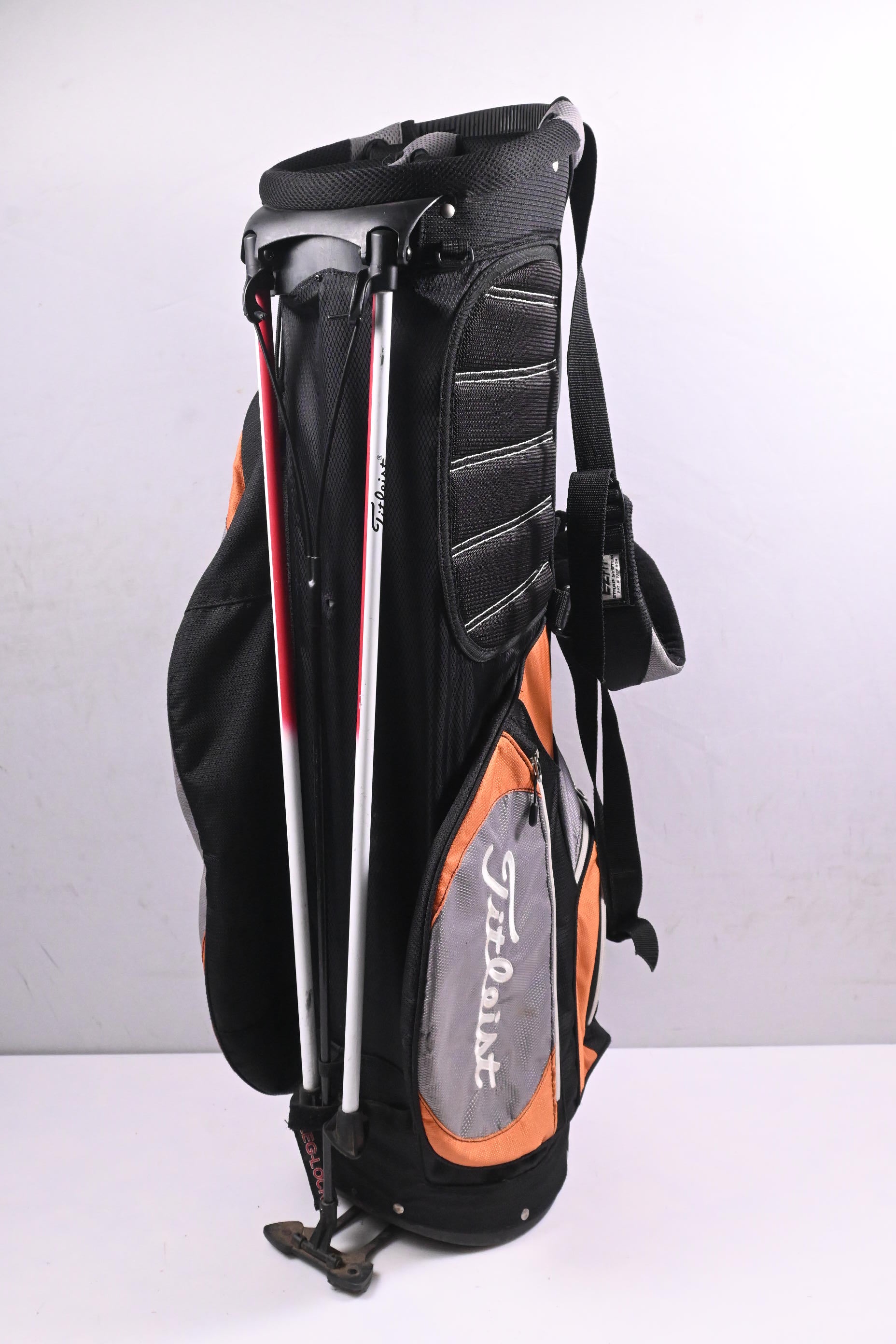 Titleist Stand Bag / 6-Way Divider / Black, Grey, Orange