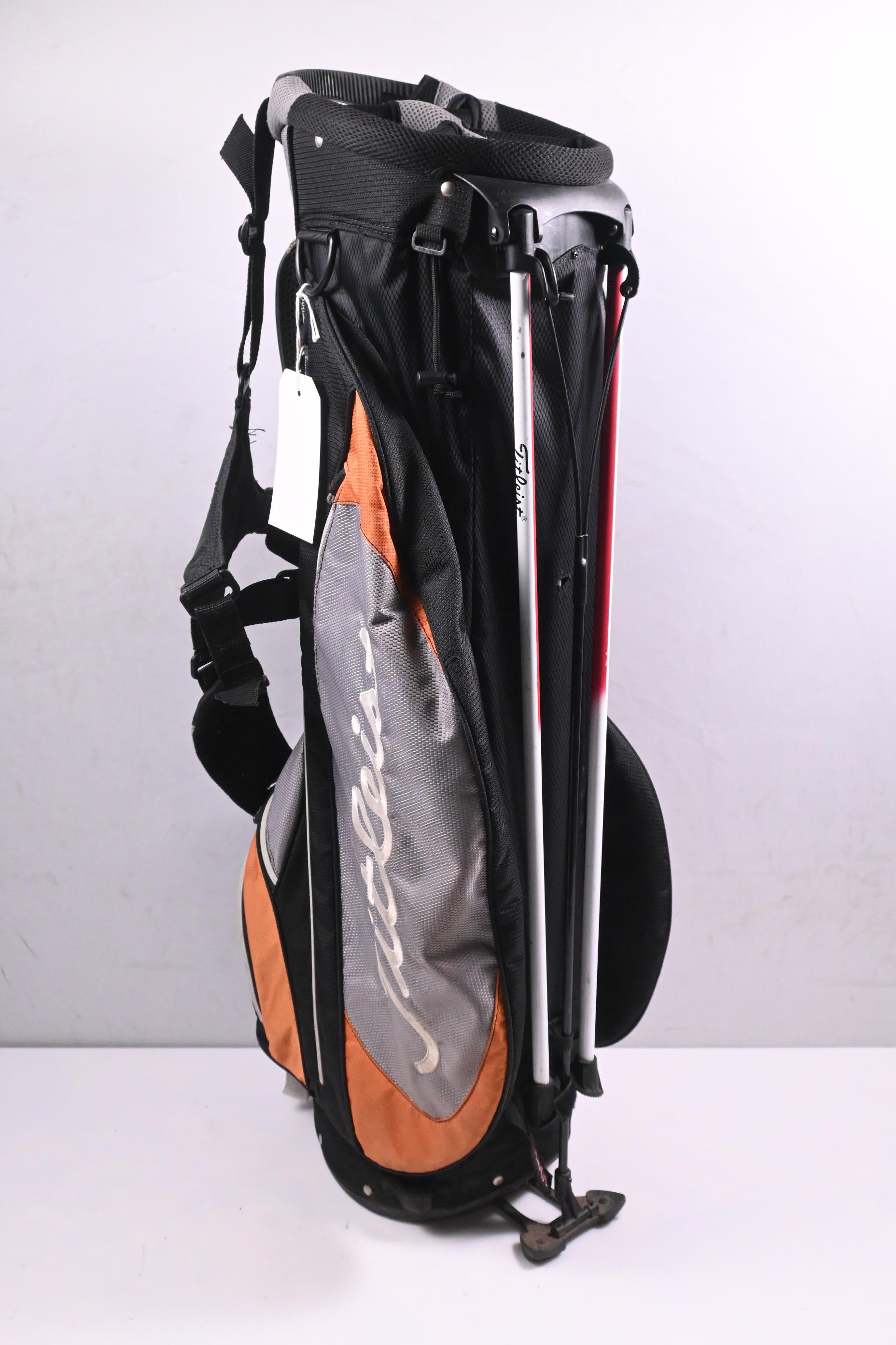 Titleist Stand Bag / 6-Way Divider / Black, Grey, Orange
