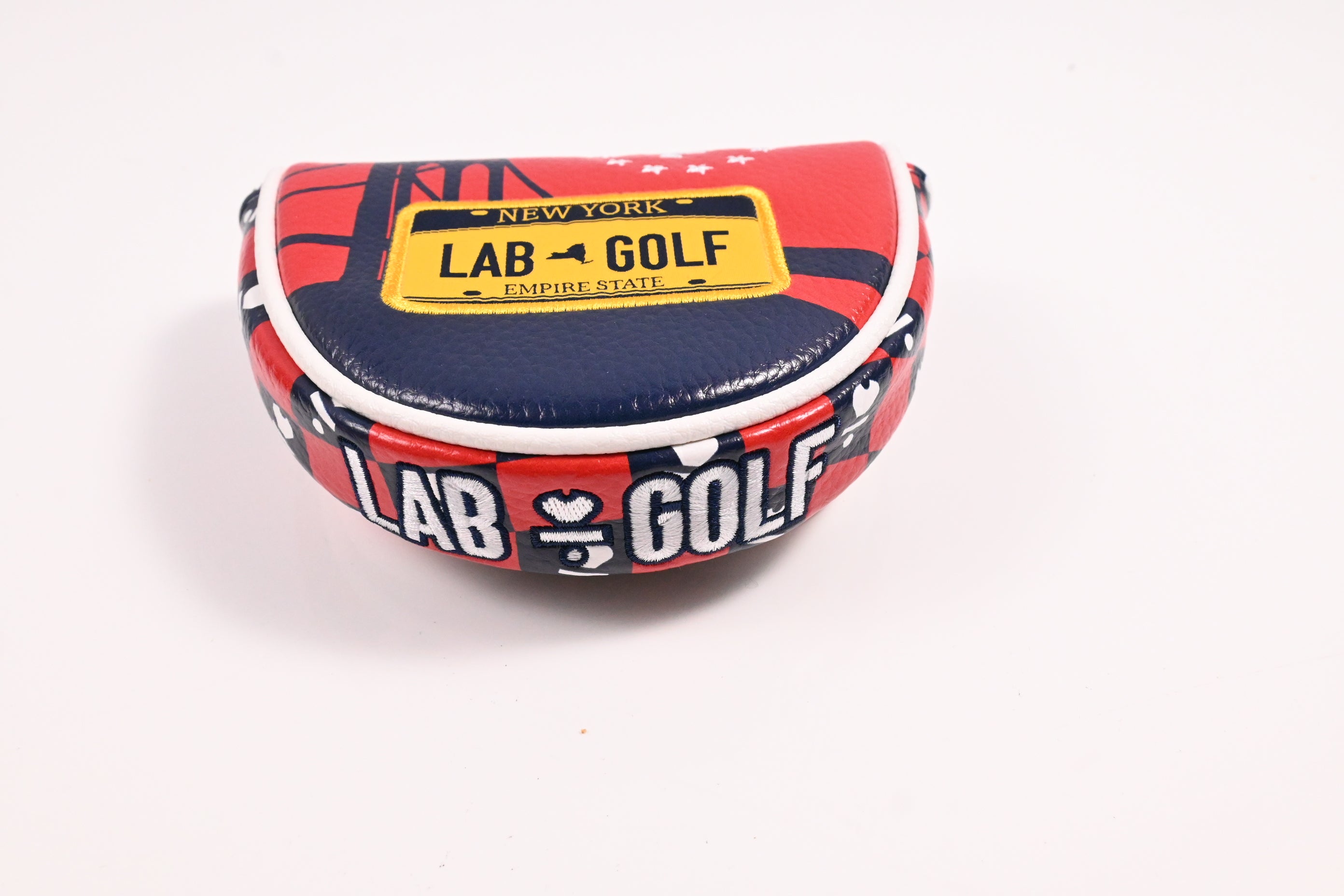 L.A.B Golf Twelve In The City Empire State Headcover / Mallet / Red,White & Blue