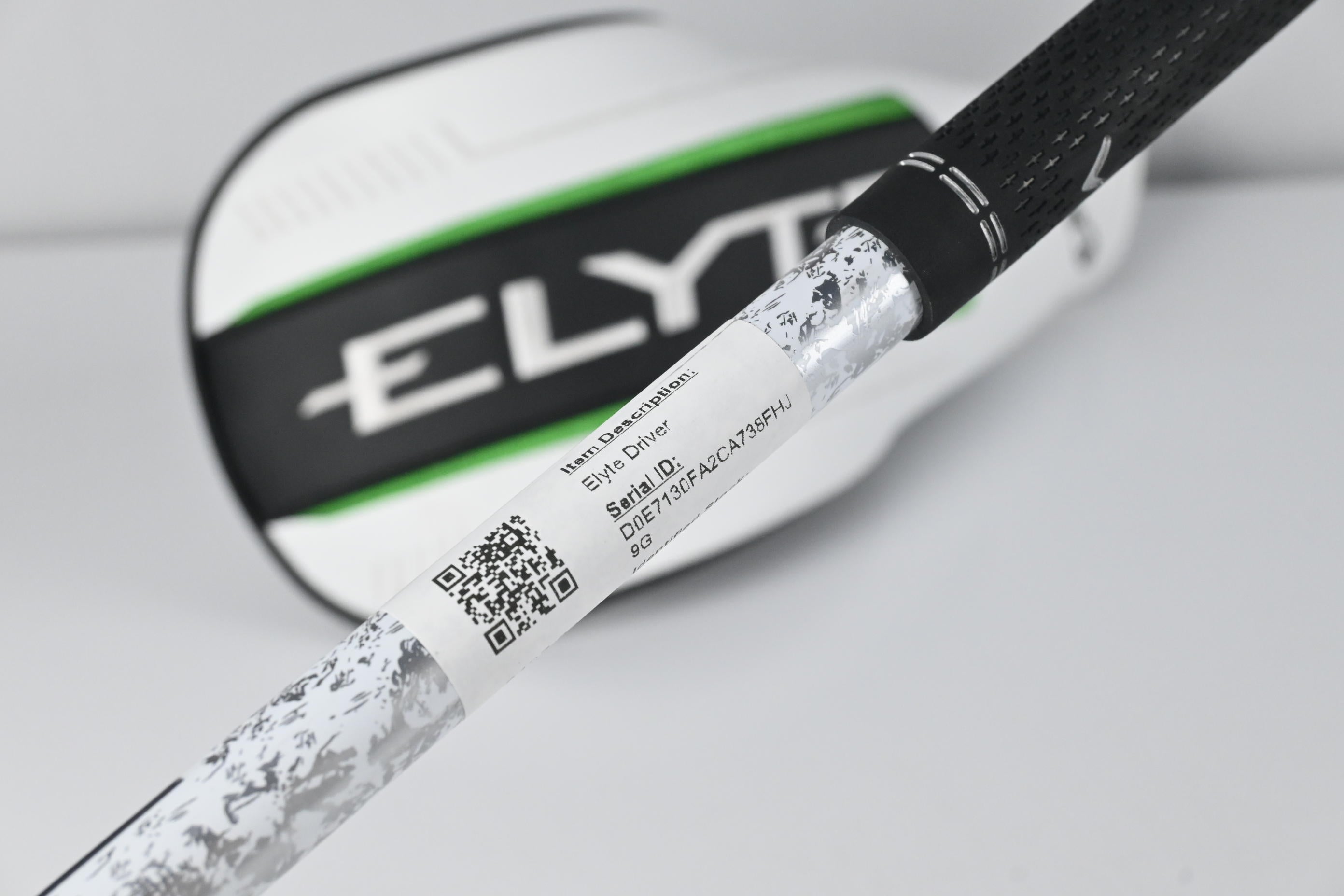 Callaway Elyte Driver / 9 Degree / Stiff Flex Denali Charcoal 60 Shaft