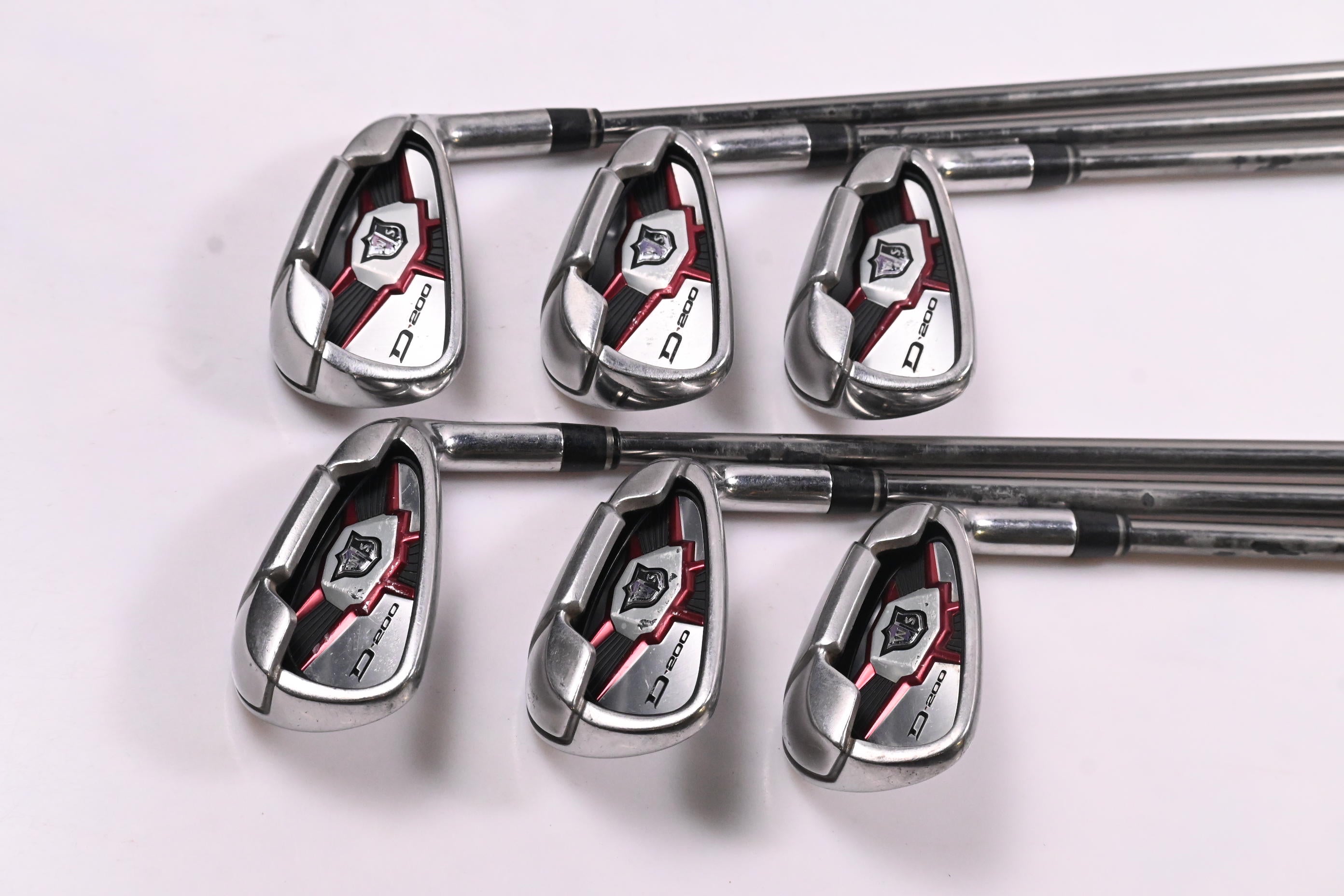 Wilson D200 Irons / 5-PW / Regular Flex UST Mamiya Elements Chrome 59 Shafts