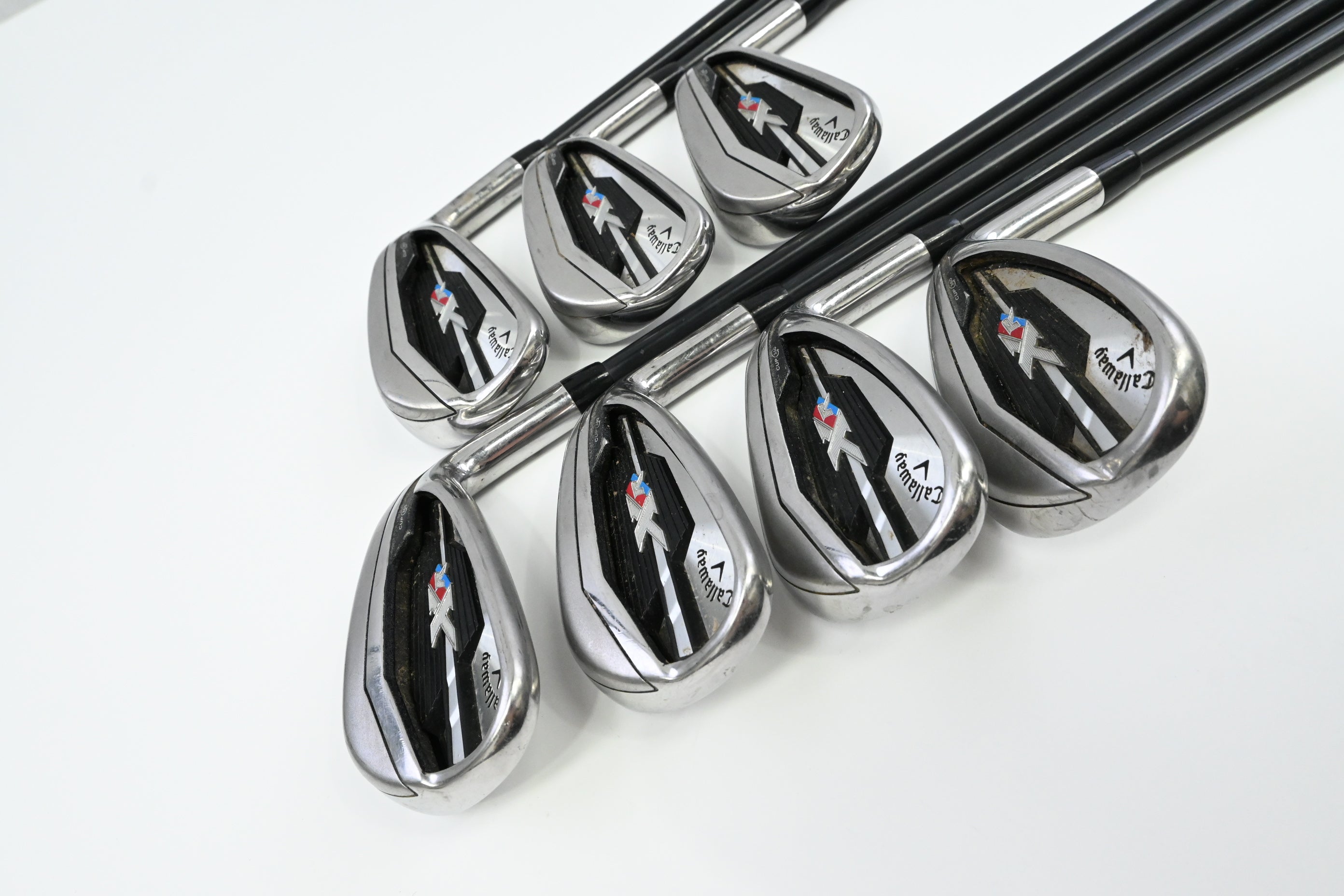 Callaway XR Irons / 5-PW+SW / Senior Flex Project X 55 Shafts