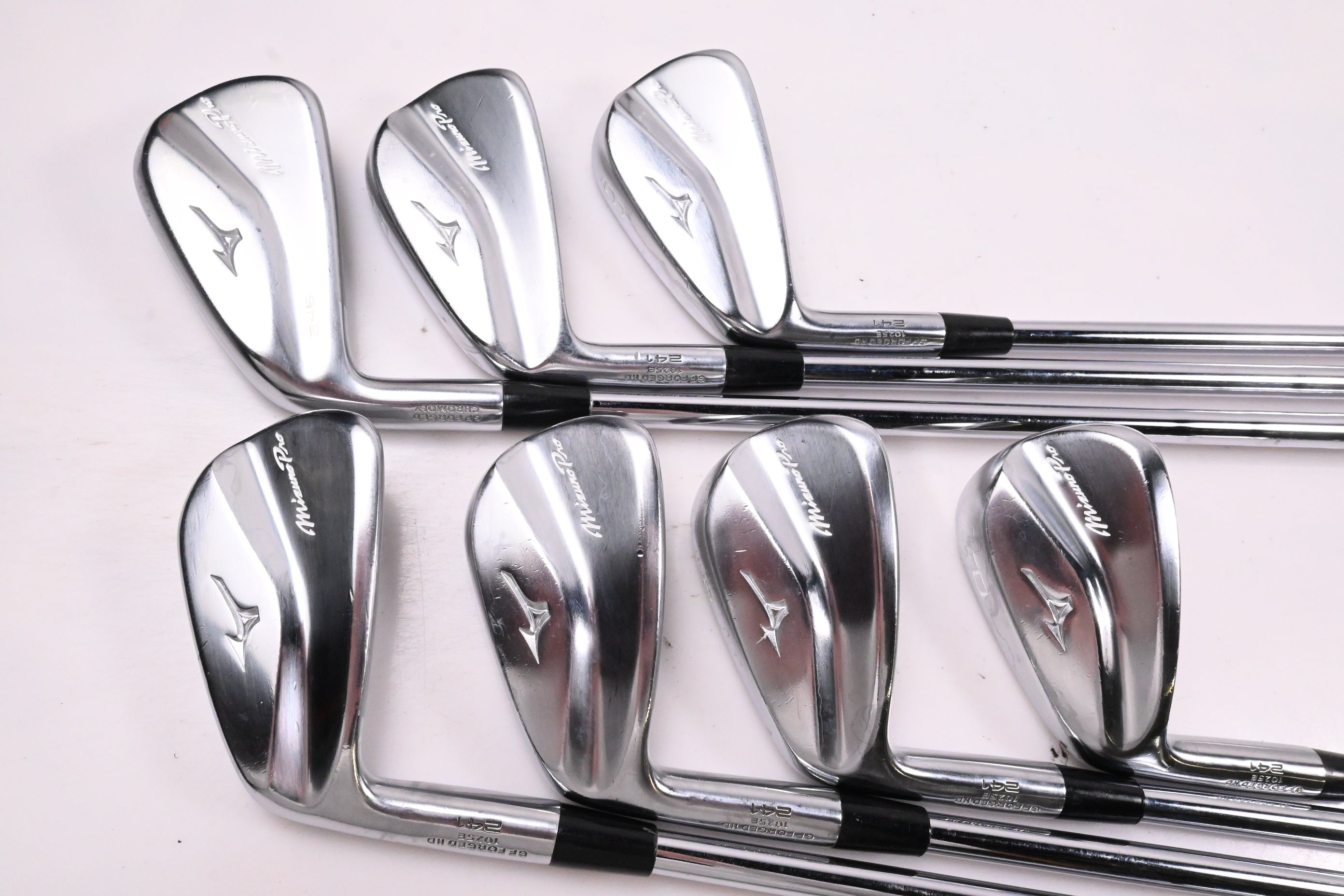 Left Hand Mizuno Pro 241 Irons / 4-PW / X-Flex KBS $-Taper 130 Shafts