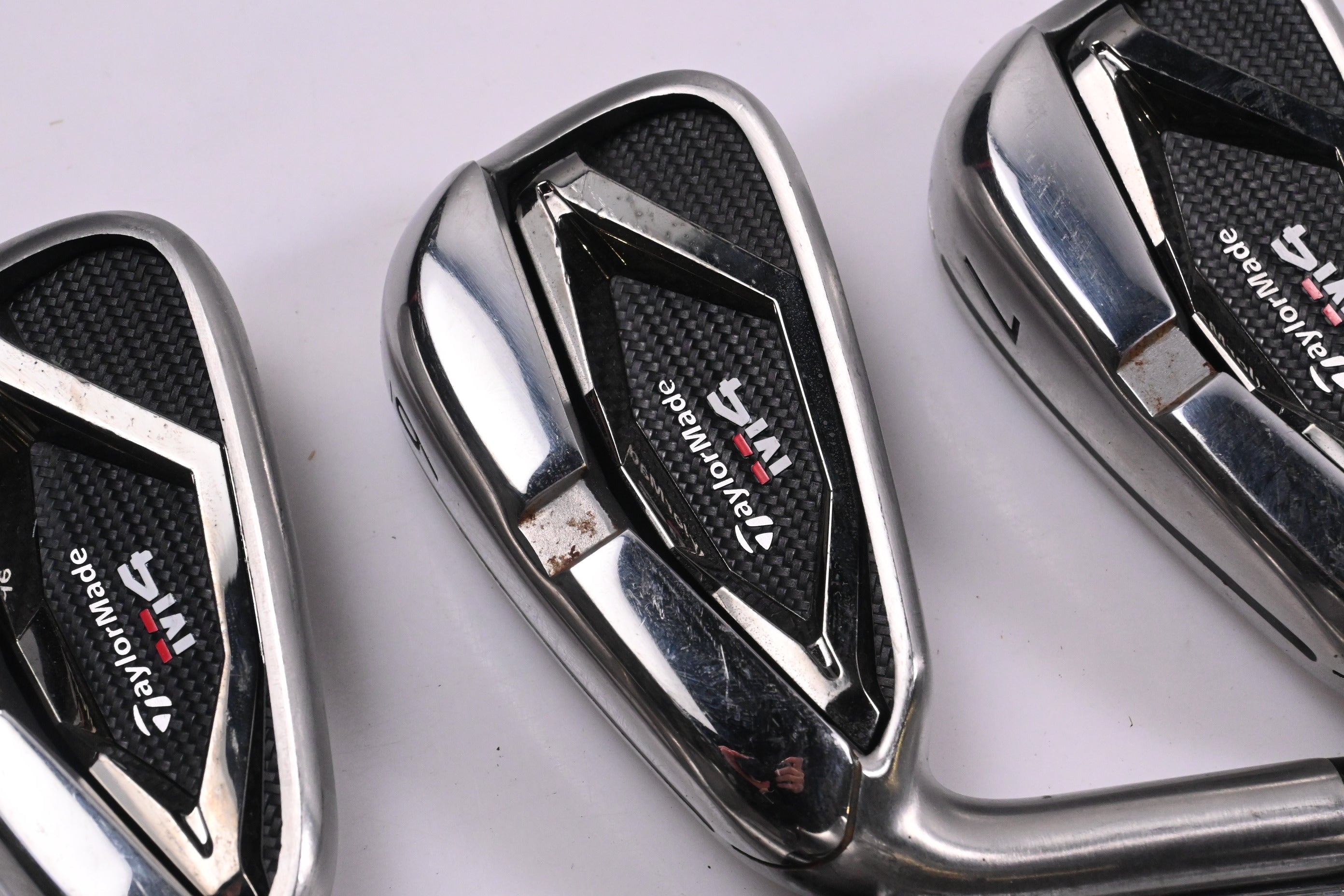 Left Hand Taylormade M4 Irons / 5-PW / Regular Flex KBS MAX 85 Shafts