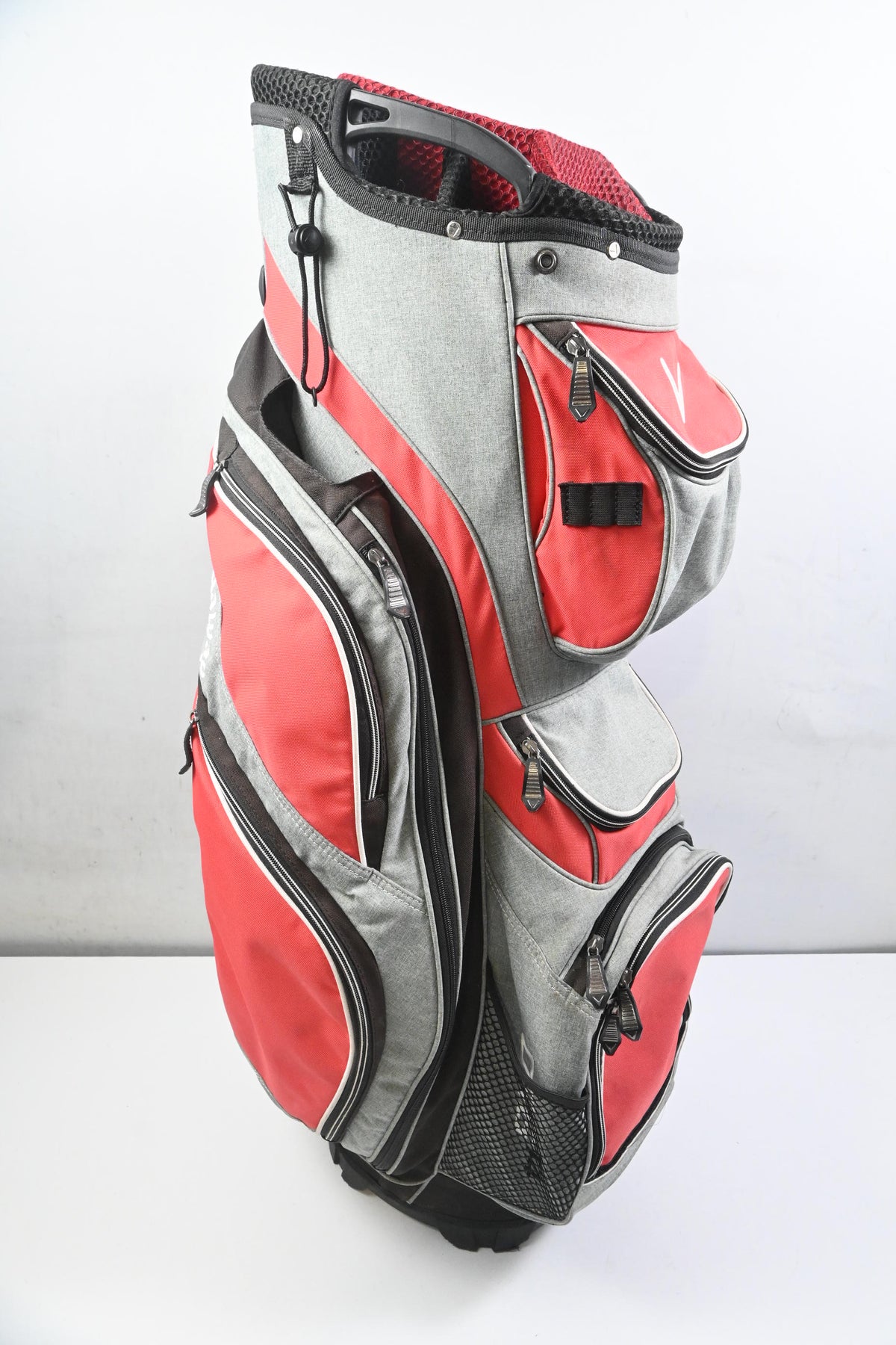 Callaway Org 14 Cart Bag / 14-Way Divider / Grey, Red & Black