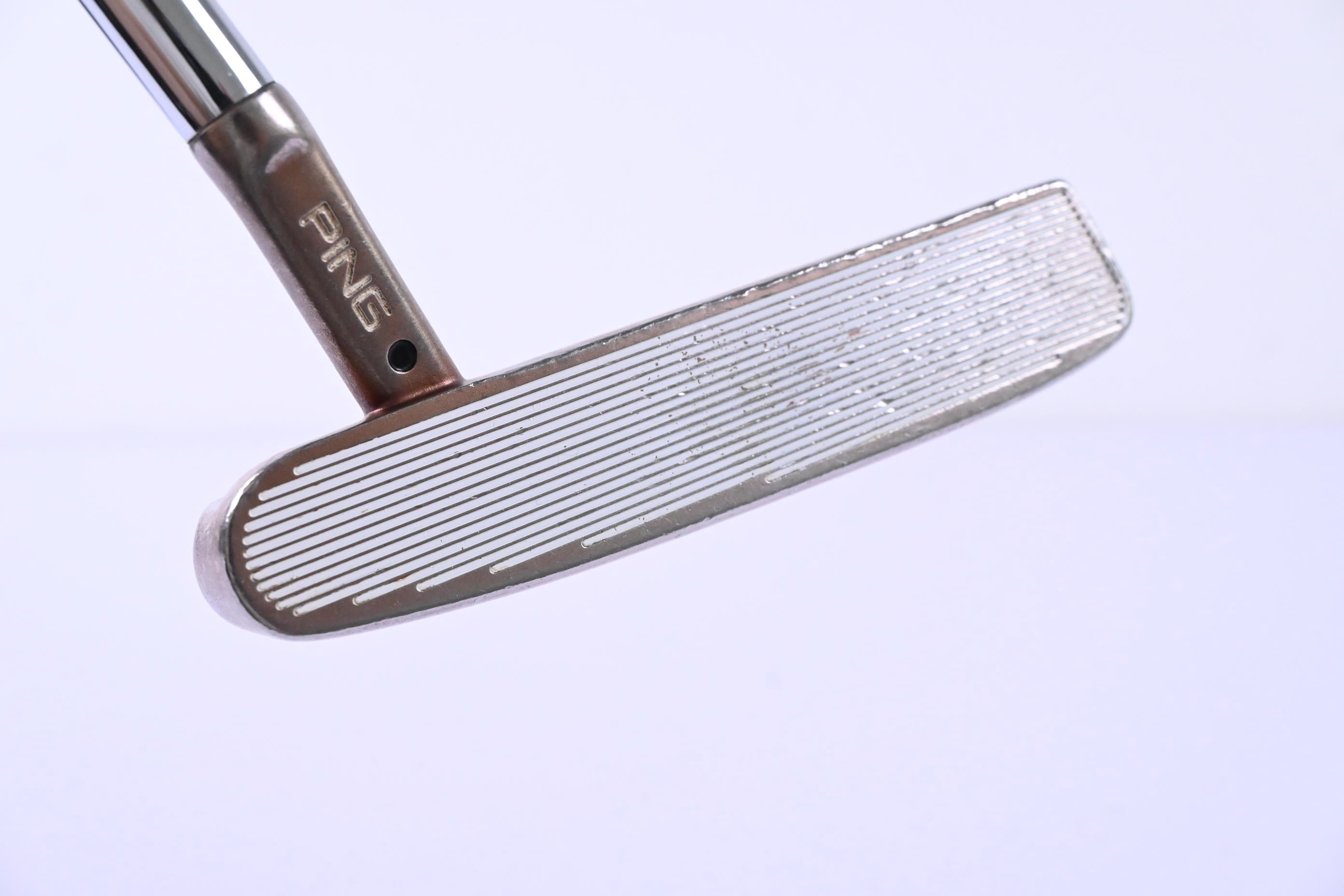 Left Hand Ping Karsten TR Zing Putter / Black Dot / 37 Inch