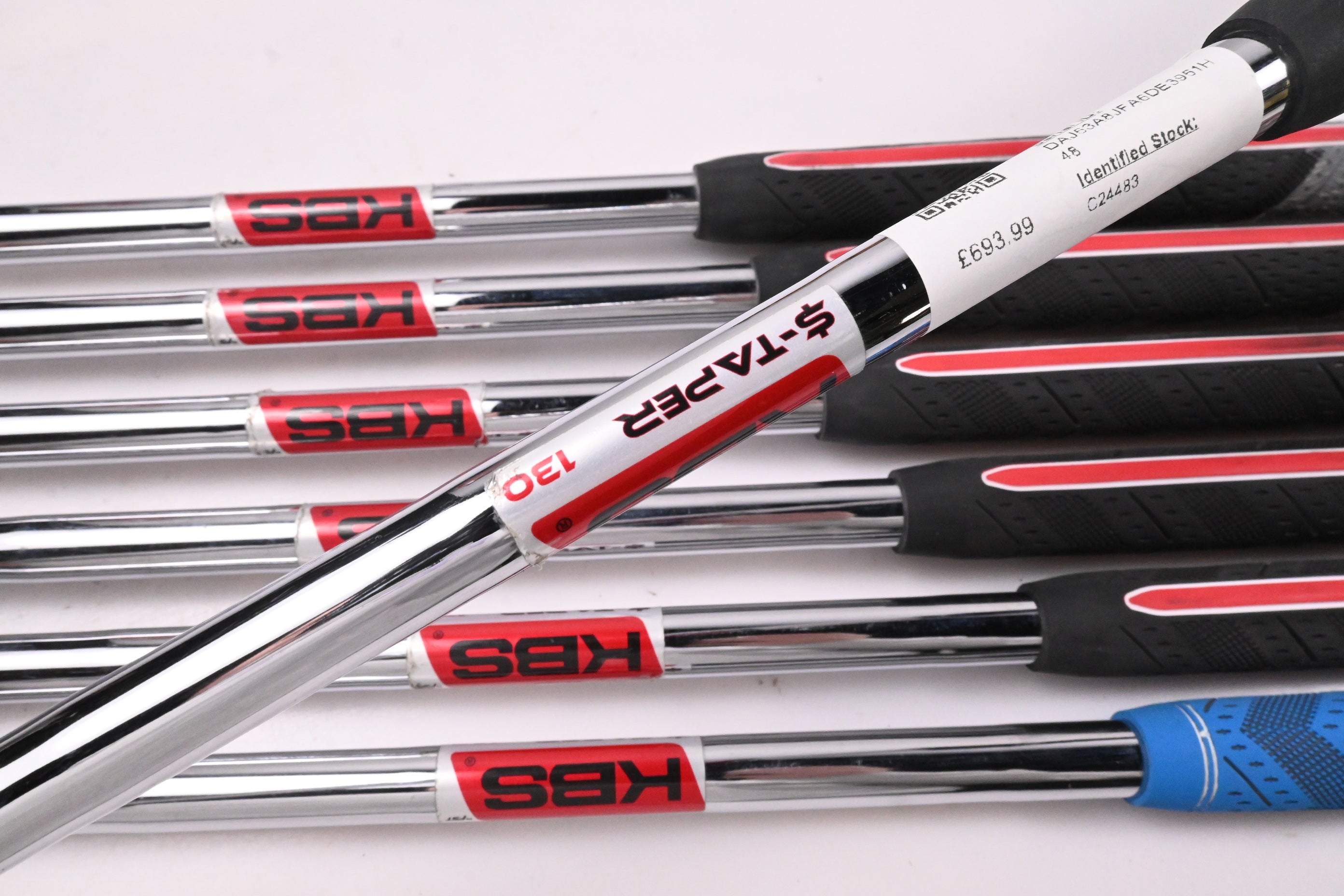 Left Hand Mizuno Pro 241 Irons / 4-PW / X-Flex KBS $-Taper 130 Shafts