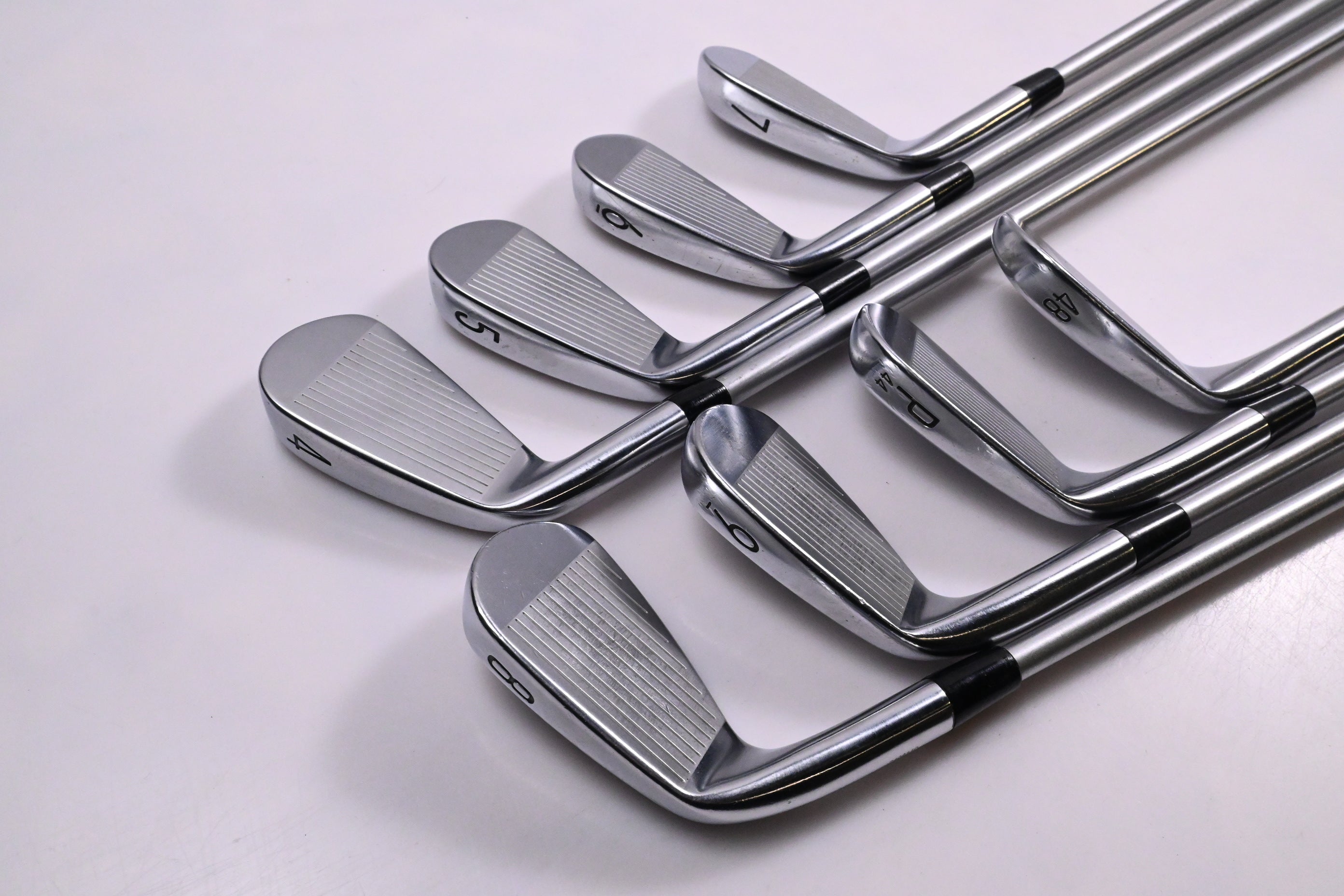 Titleist T100.S 2021 Irons / 4-PW+48° / Stiff Flex KBS Tour C-Taper 120 Shafts