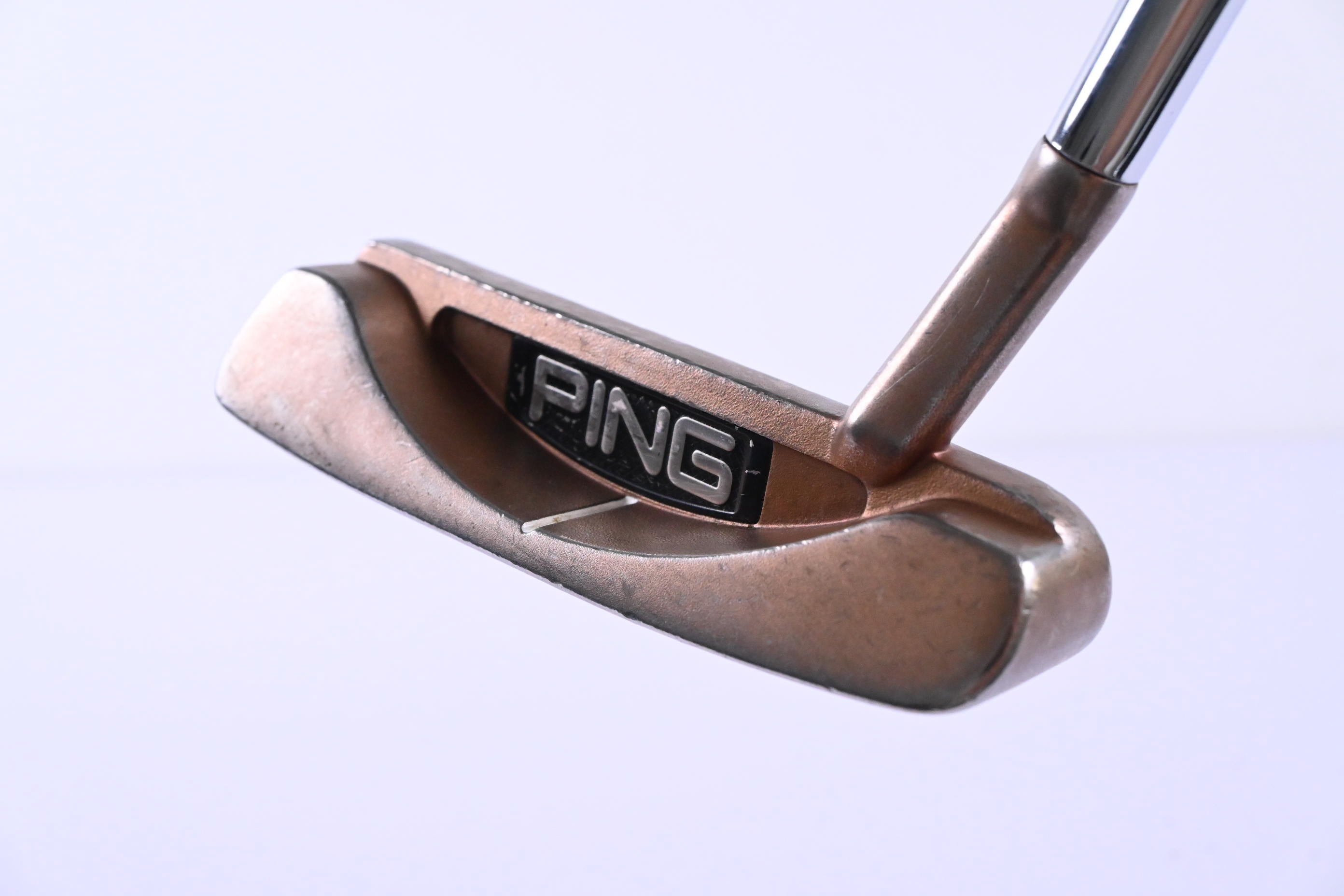 Left Hand Ping Karsten TR Zing Putter / Black Dot / 37 Inch